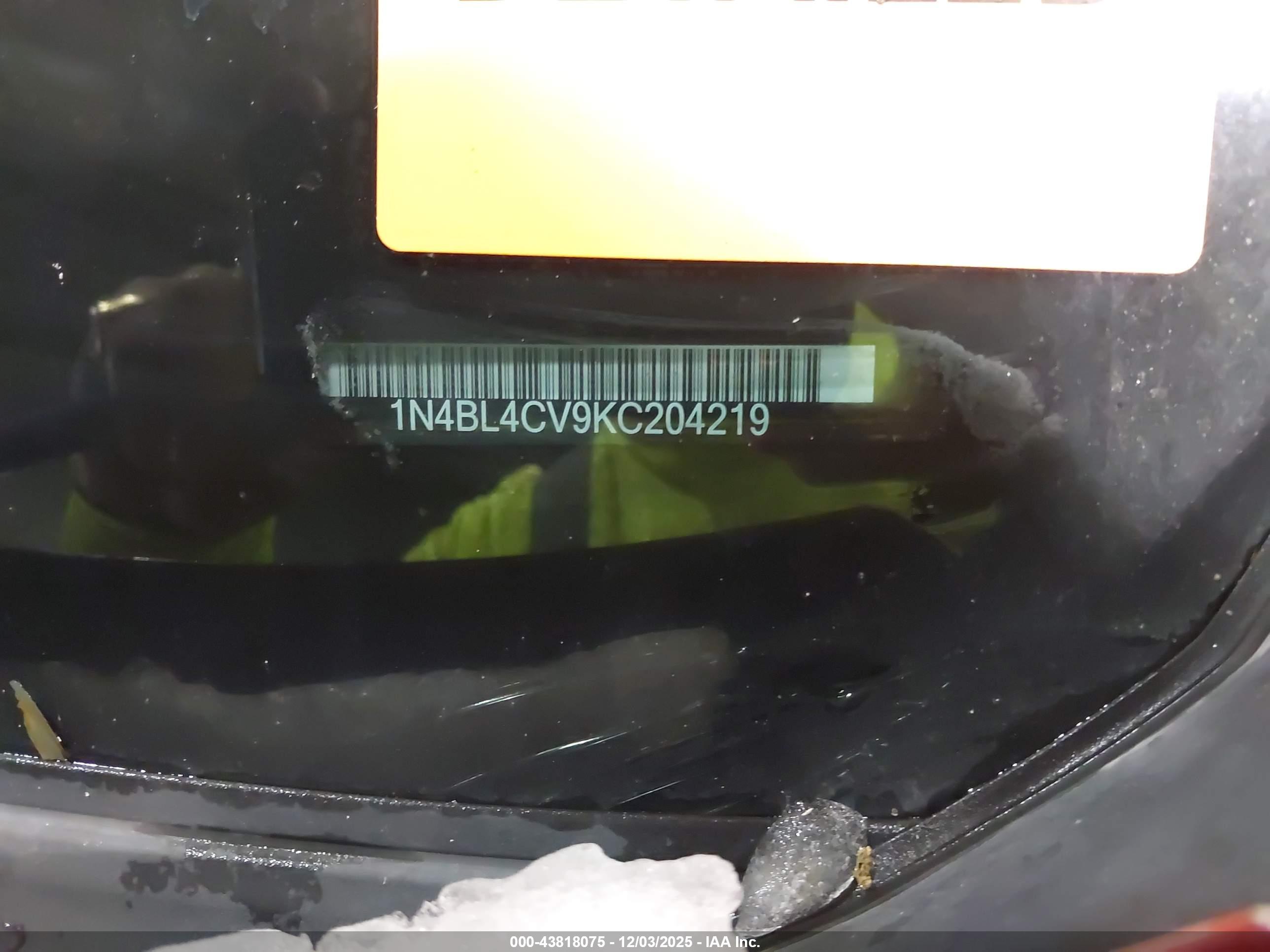 NISSAN ALTIMA image 9