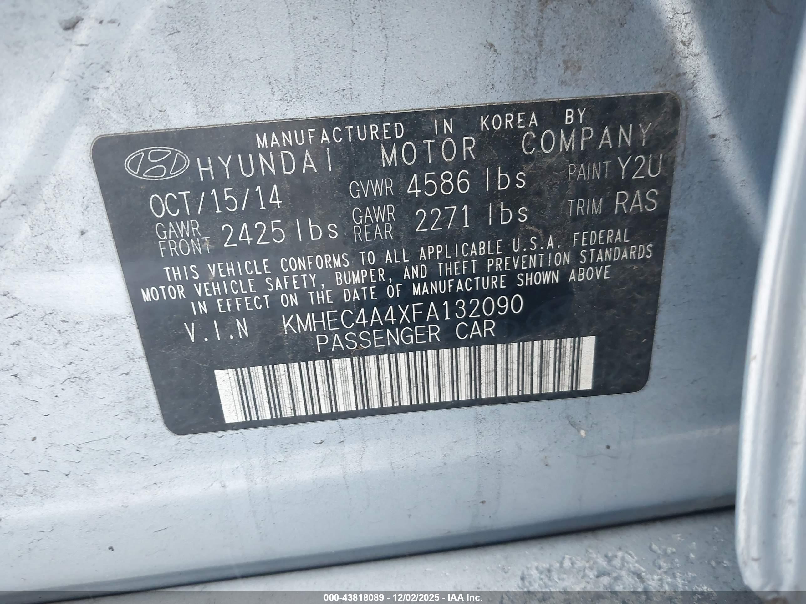 HYUNDAI SONATA image 9
