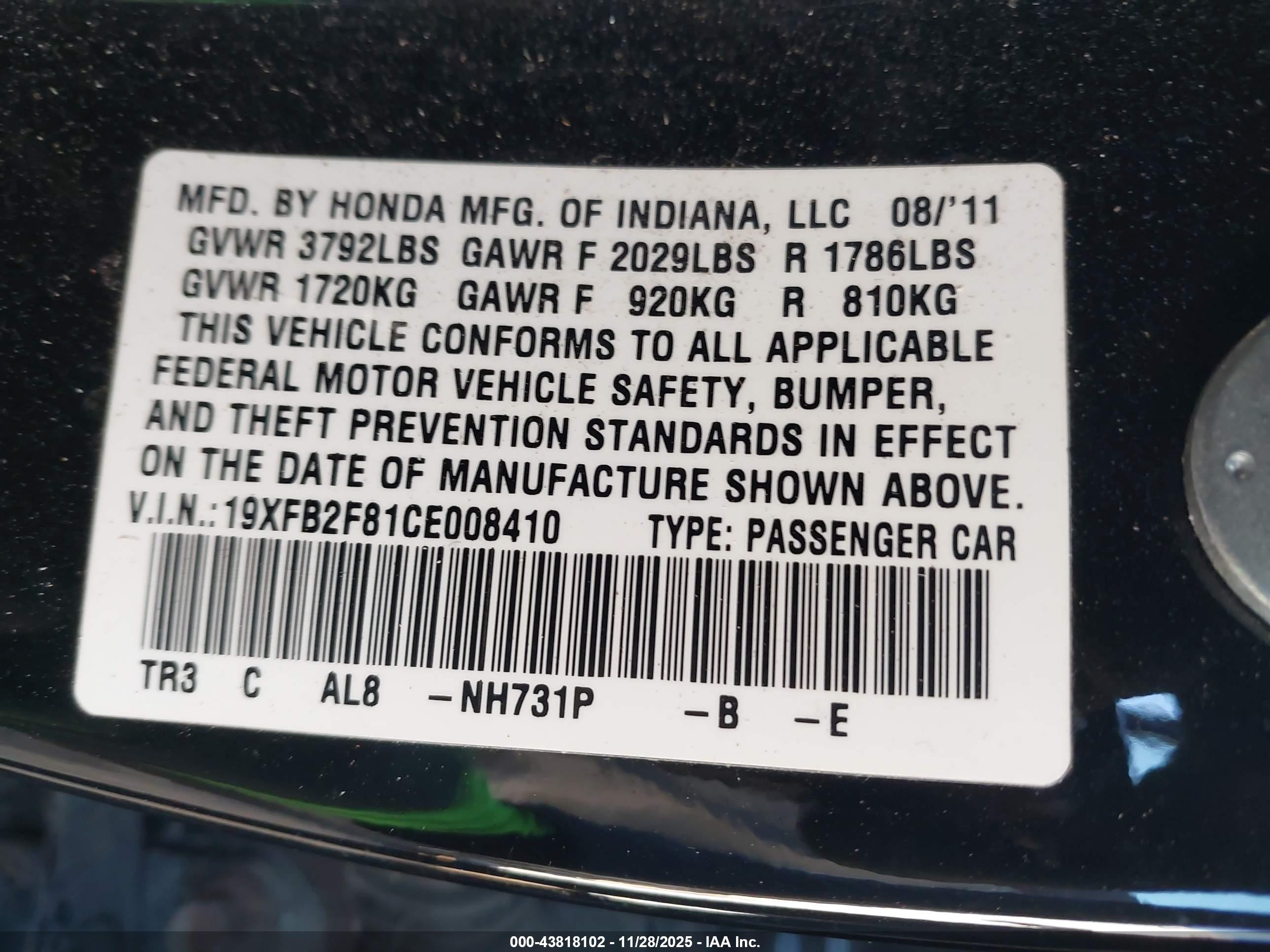 HONDA CIVIC image 9