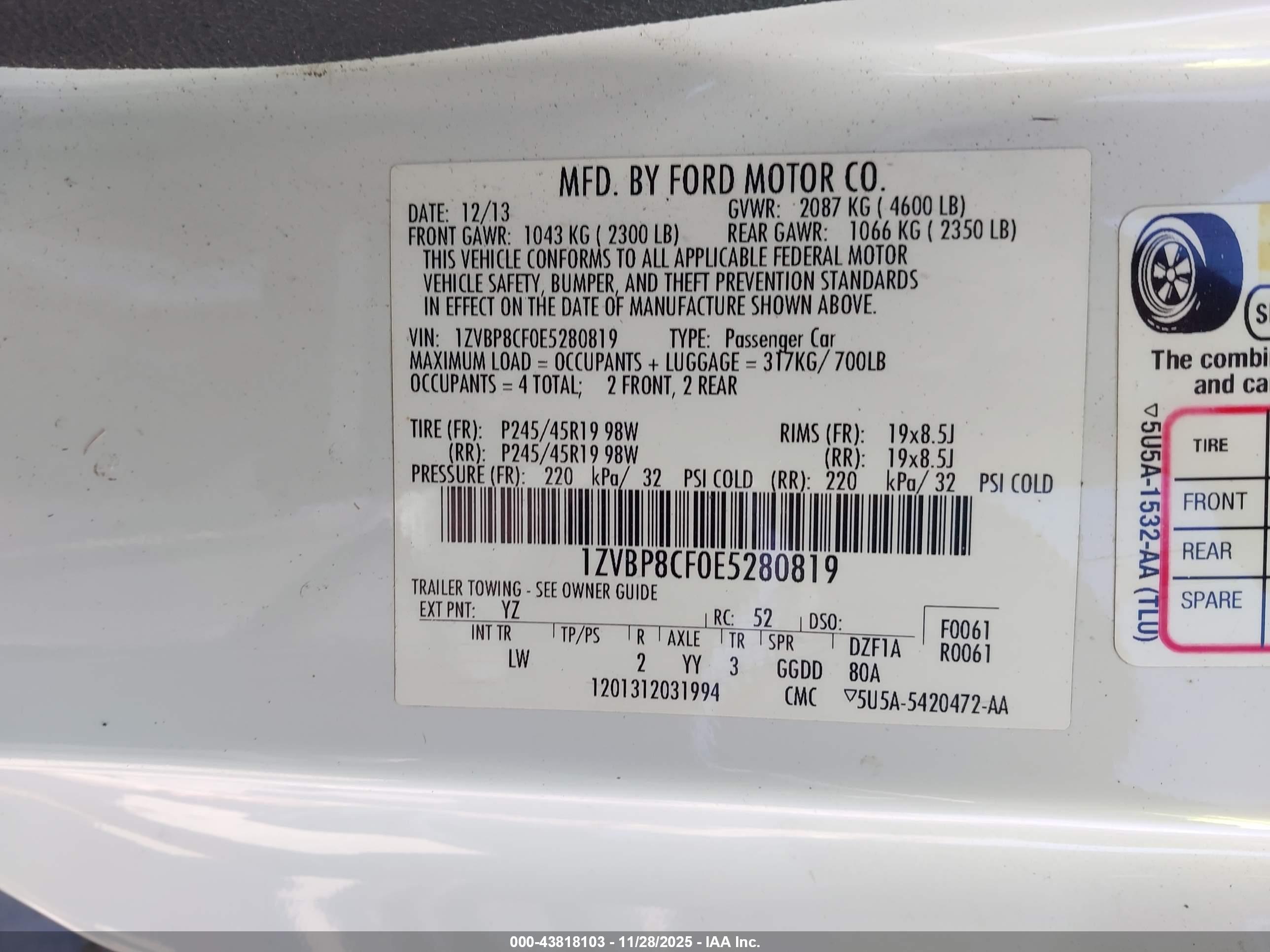 FORD MUSTANG image 9