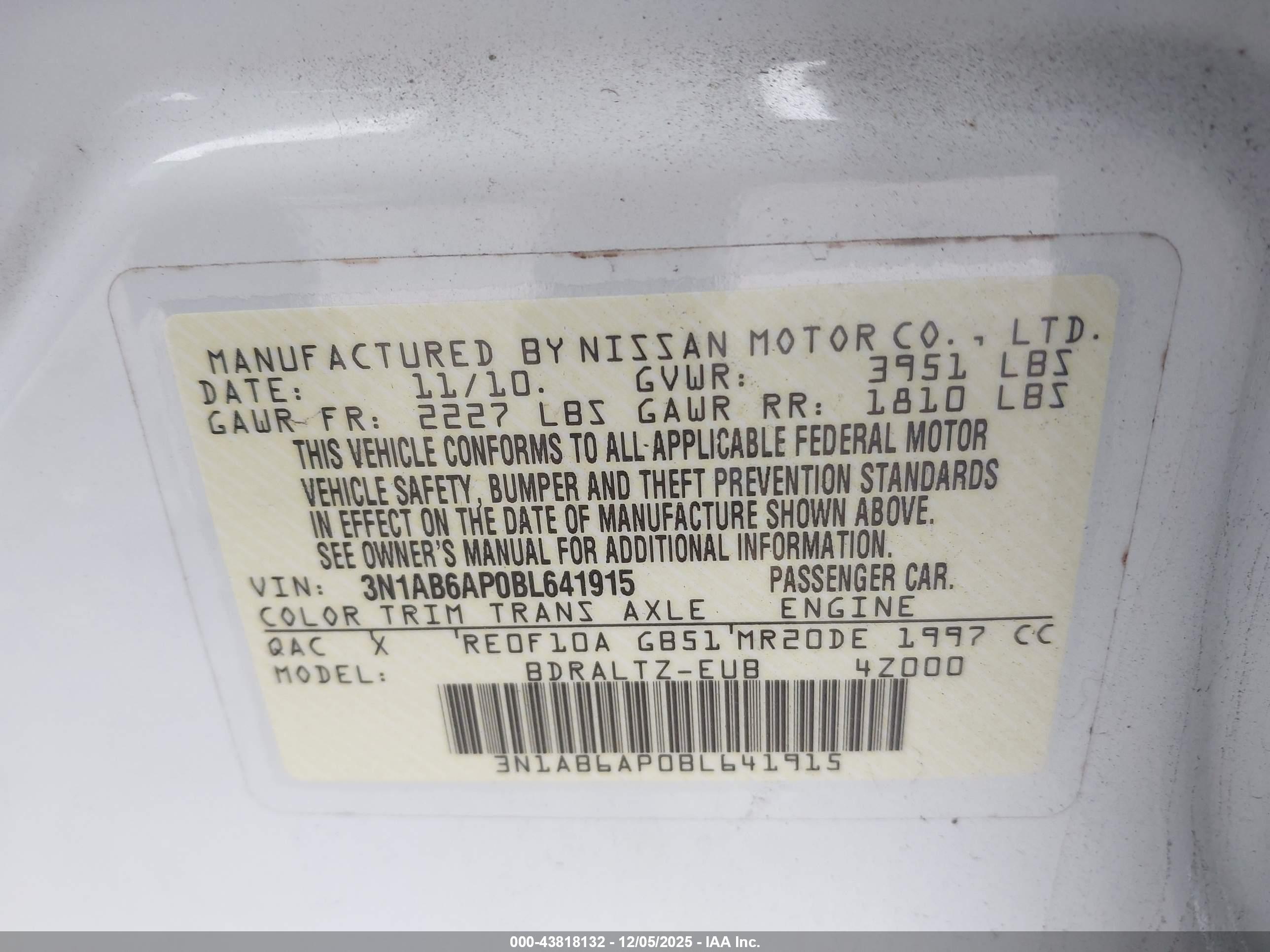 NISSAN SENTRA image 9