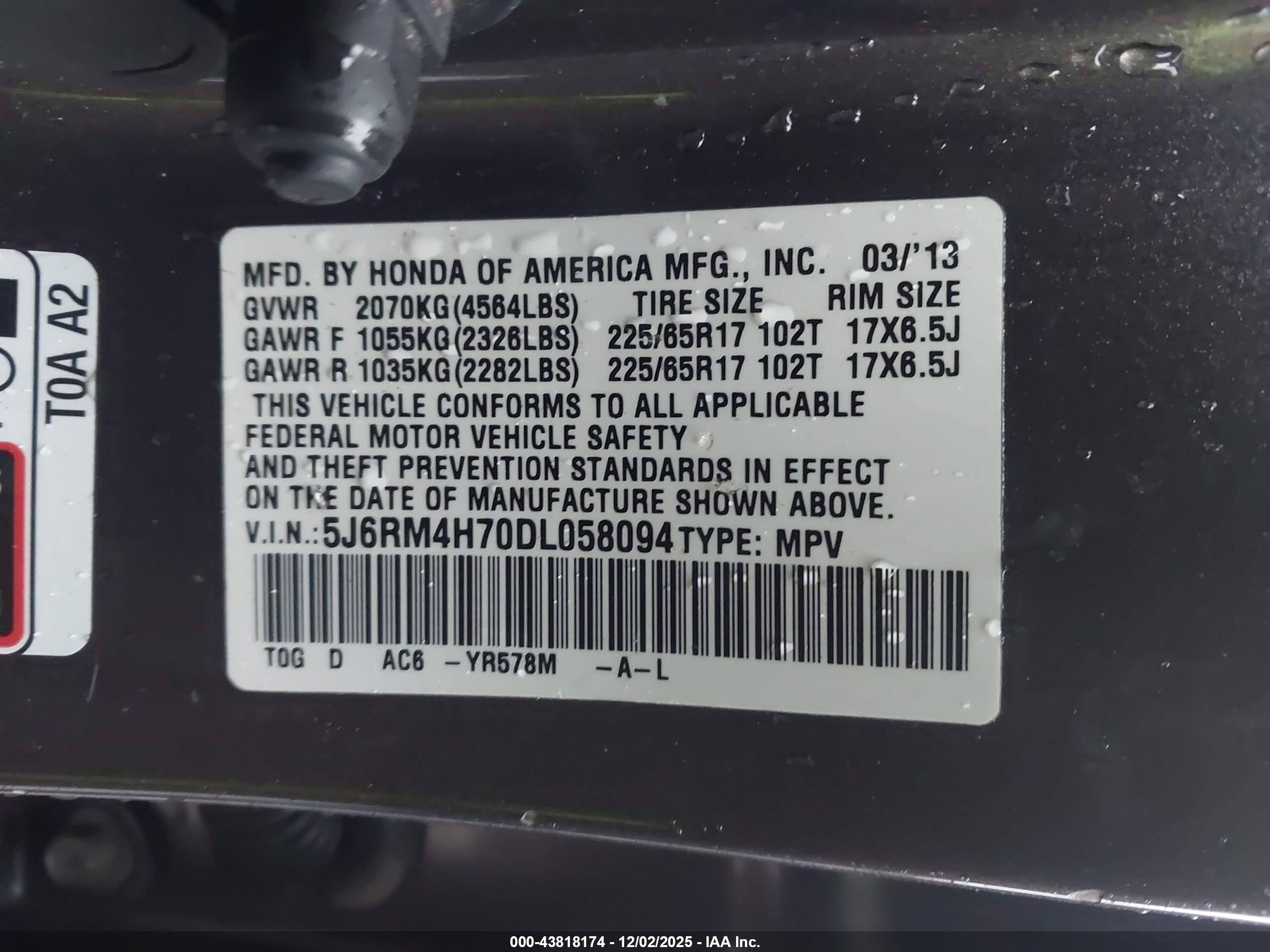 HONDA CR-V image 9