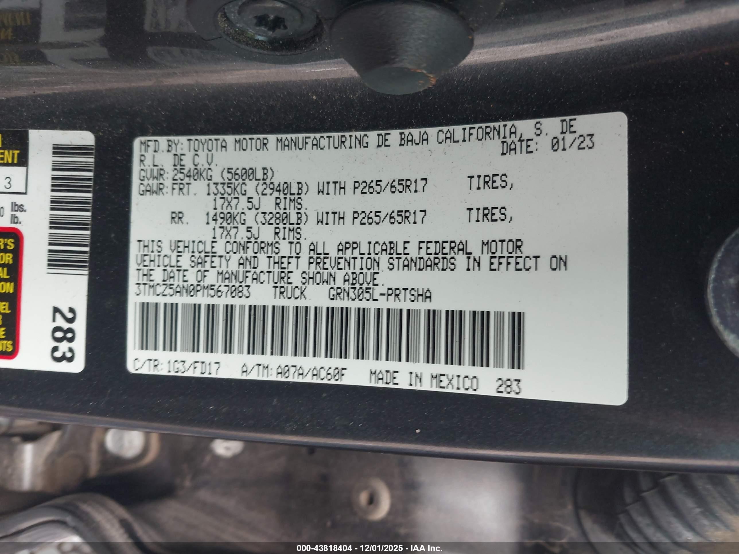TOYOTA TACOMA image 9