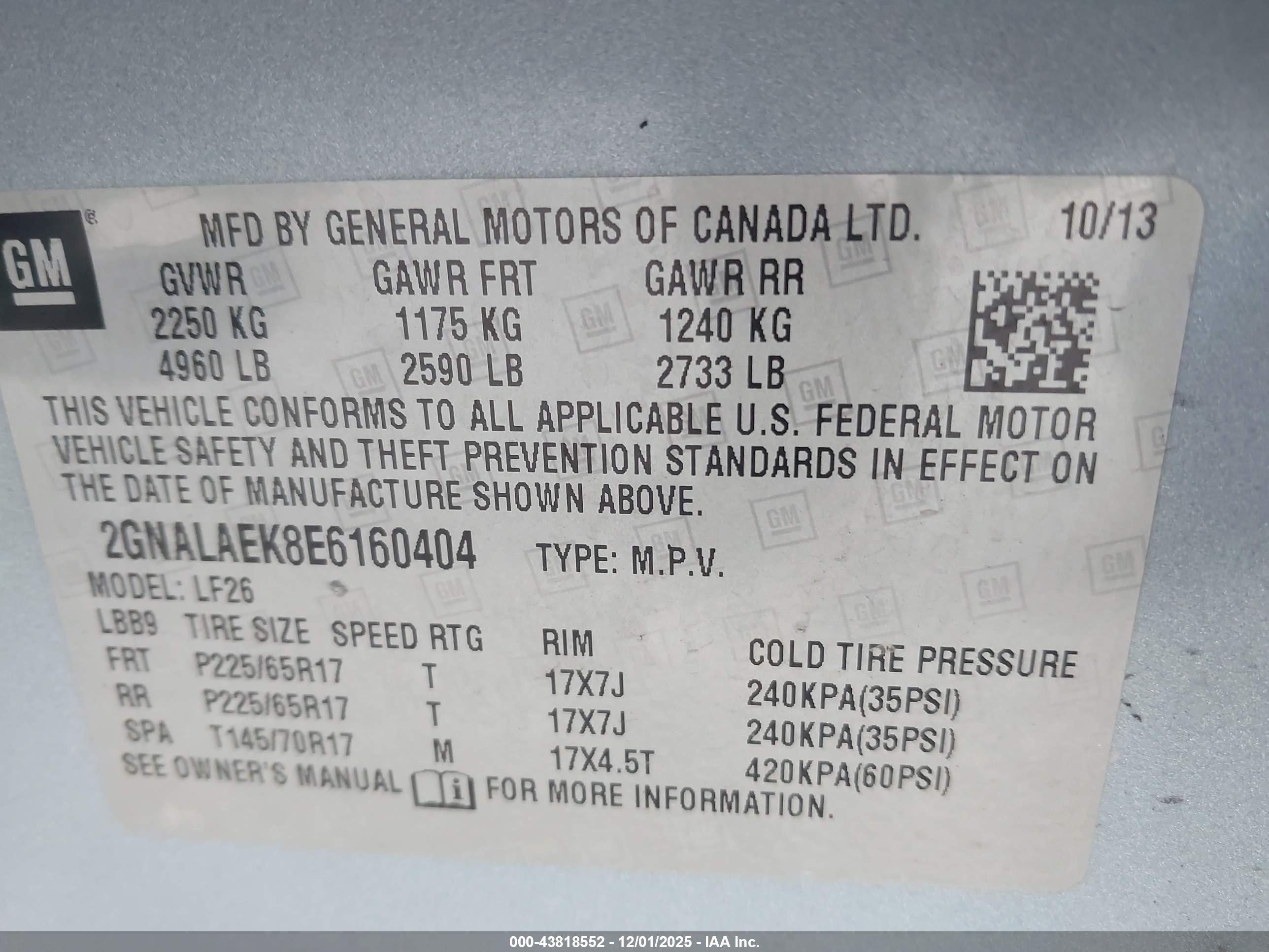 CHEVROLET EQUINOX image 9