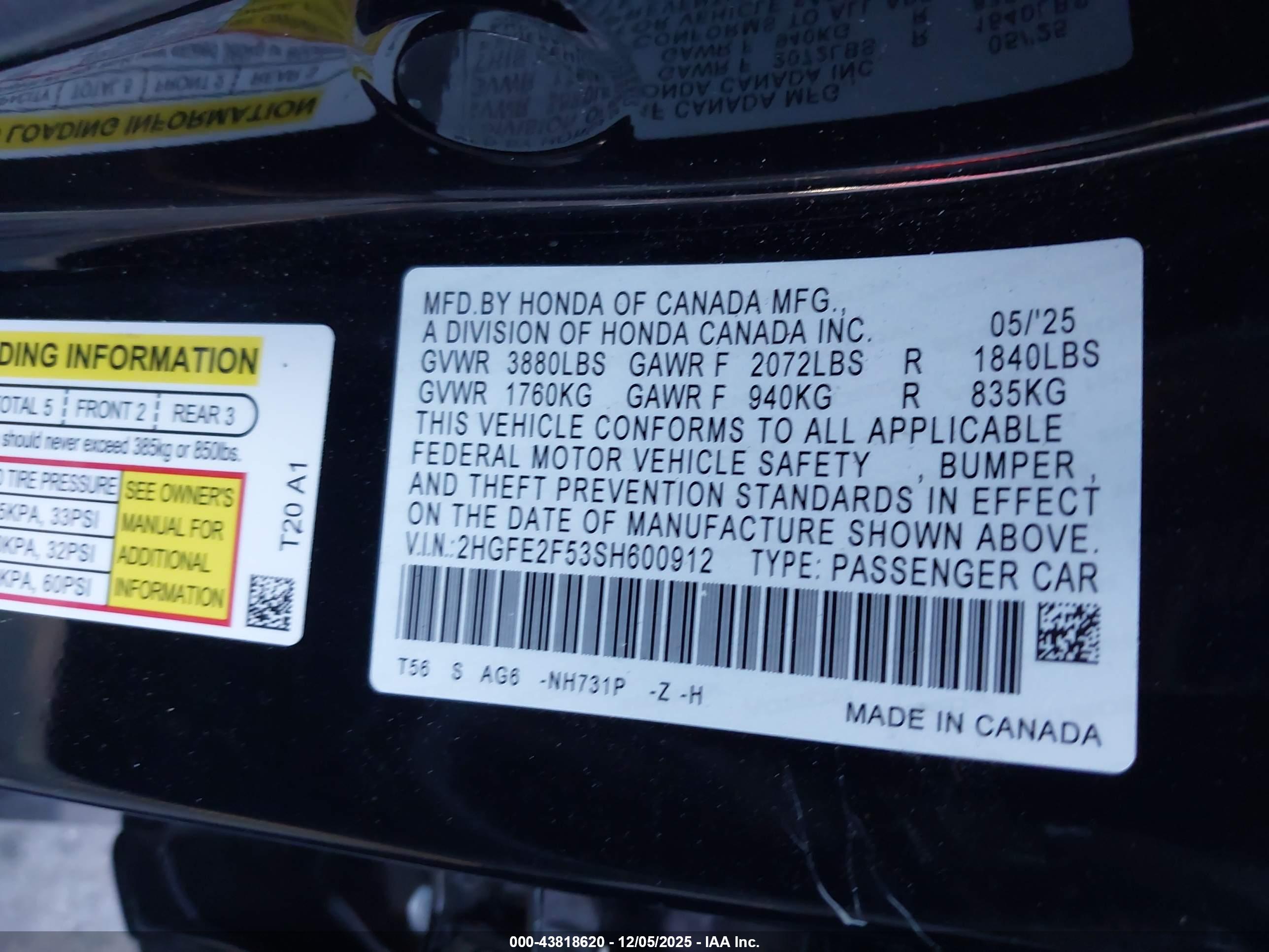 HONDA CIVIC image 9