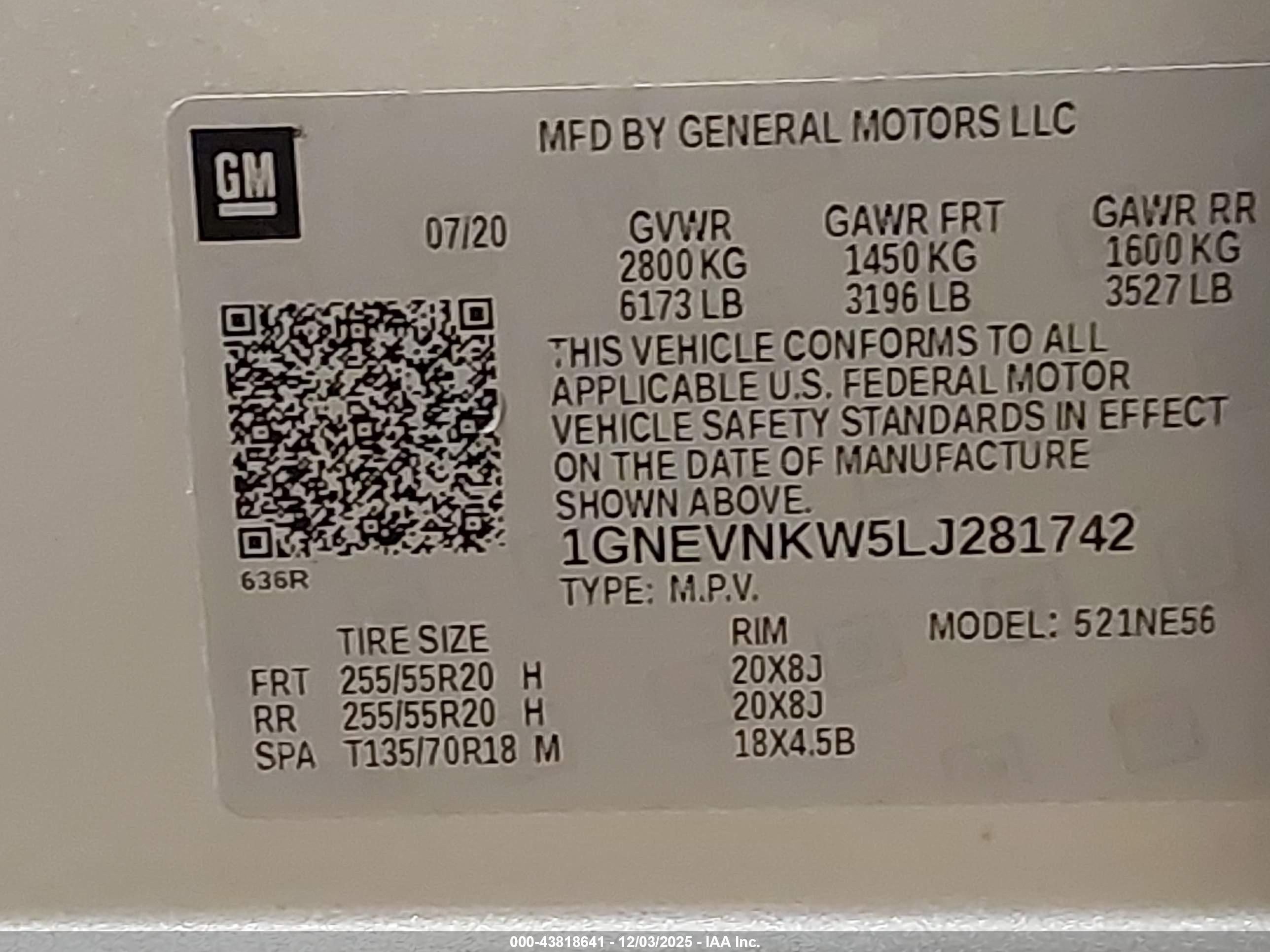 CHEVROLET TRAVERSE image 9