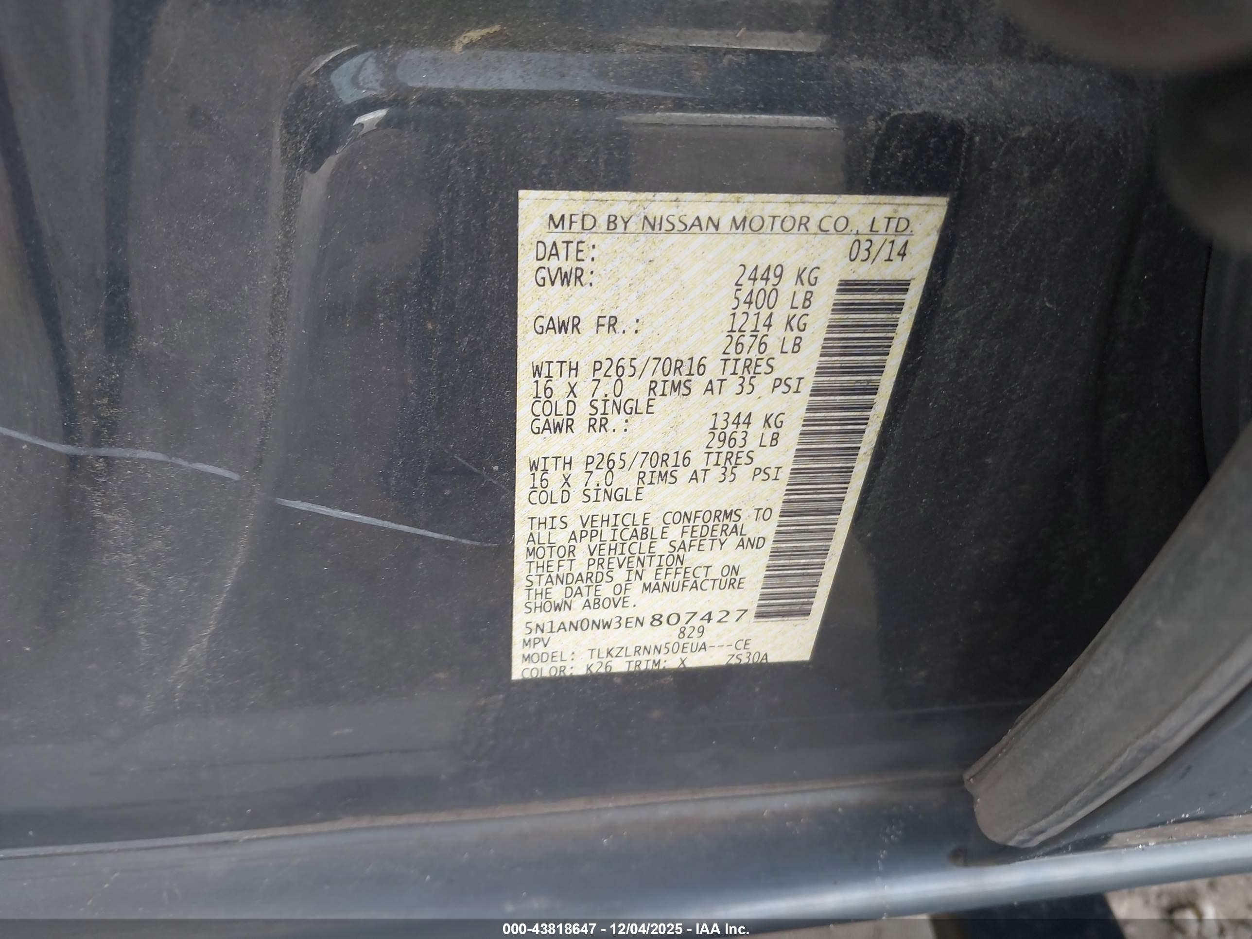 NISSAN XTERRA image 9