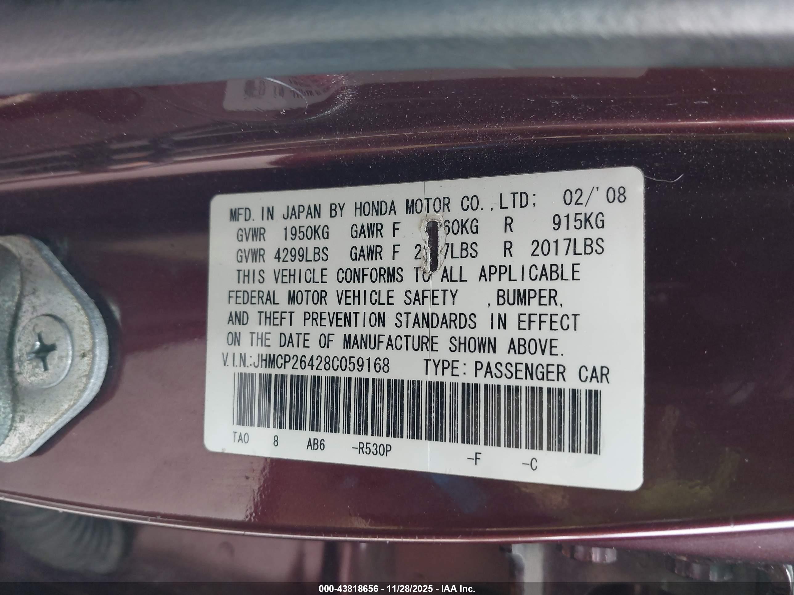 HONDA ACCORD image 9