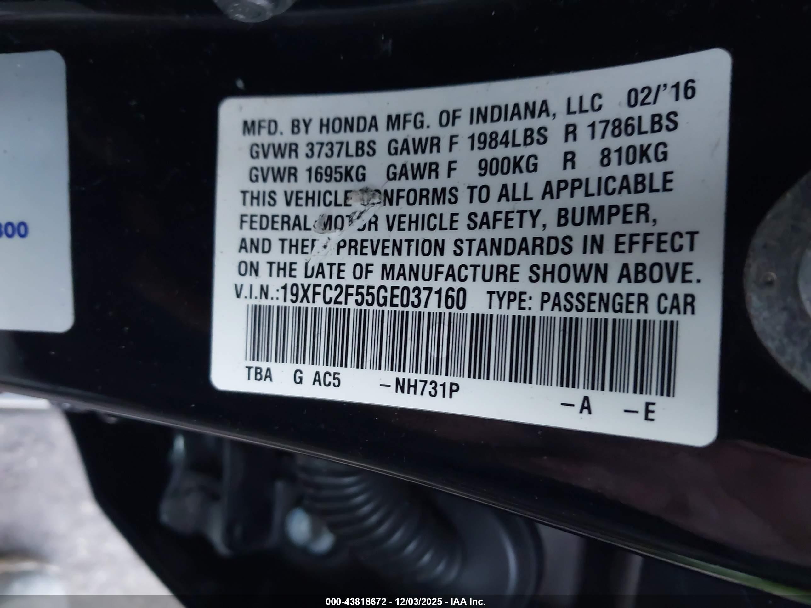 HONDA CIVIC image 9