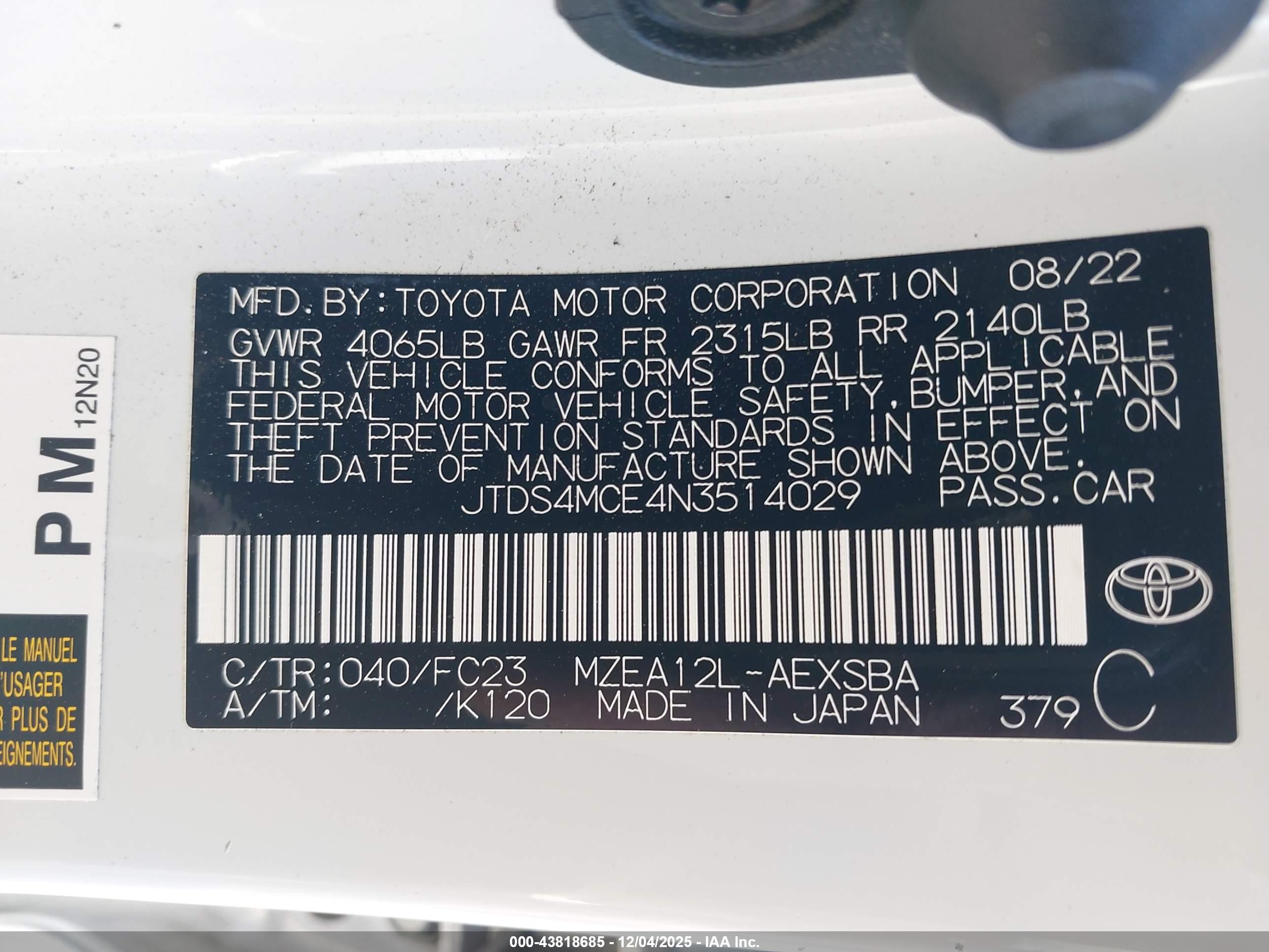 TOYOTA COROLLA image 9