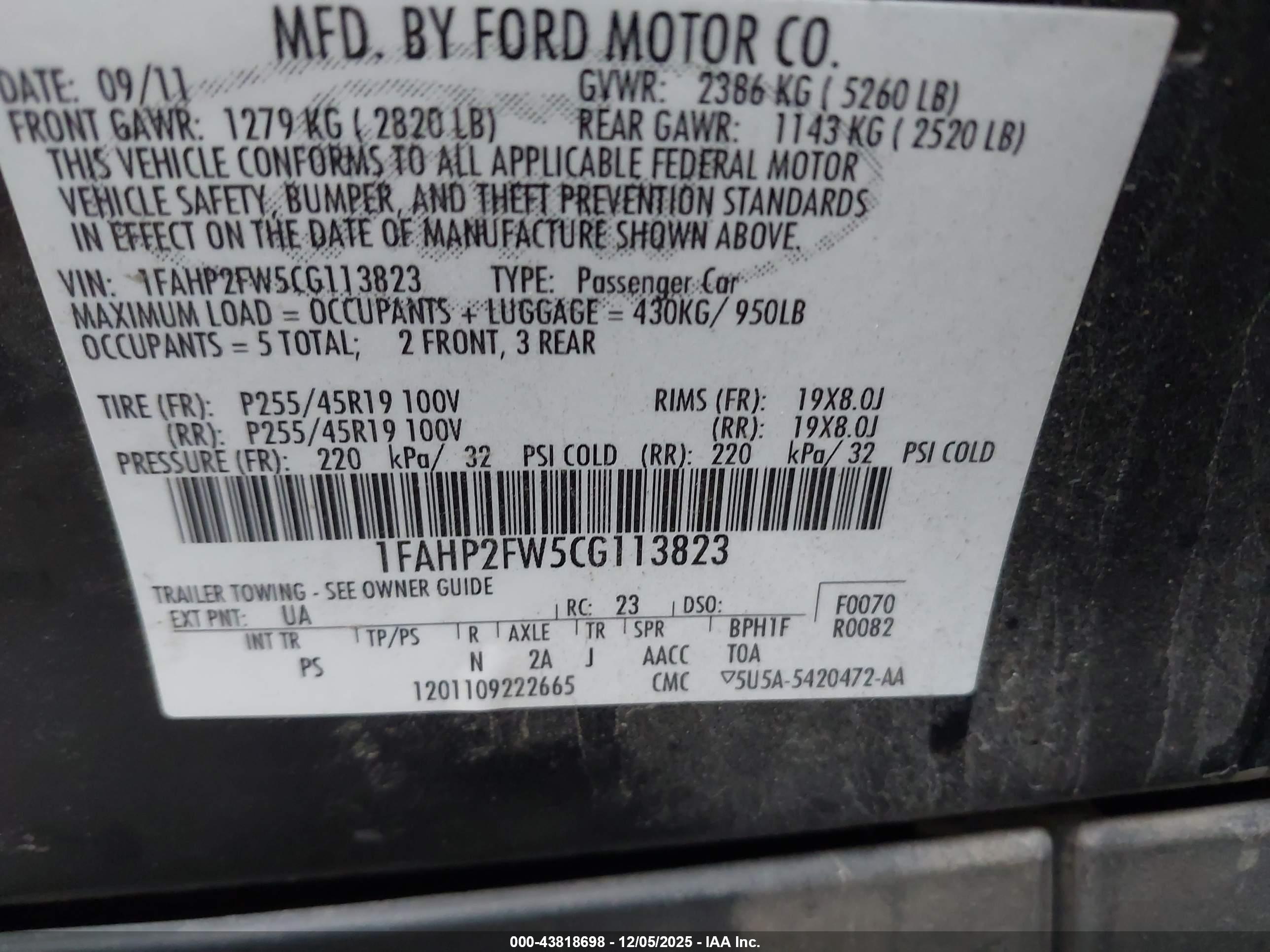 FORD TAURUS image 9