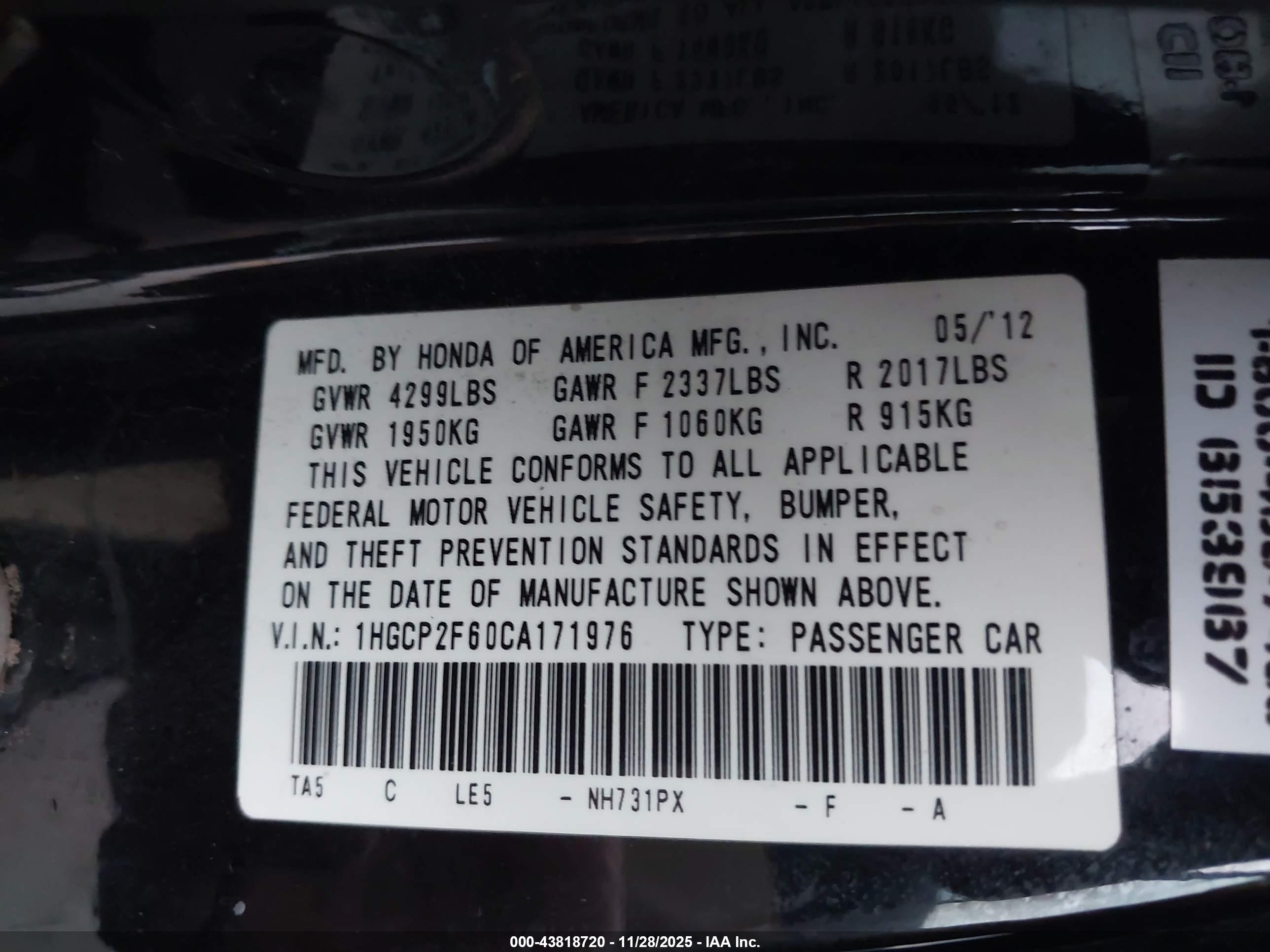 HONDA ACCORD image 9