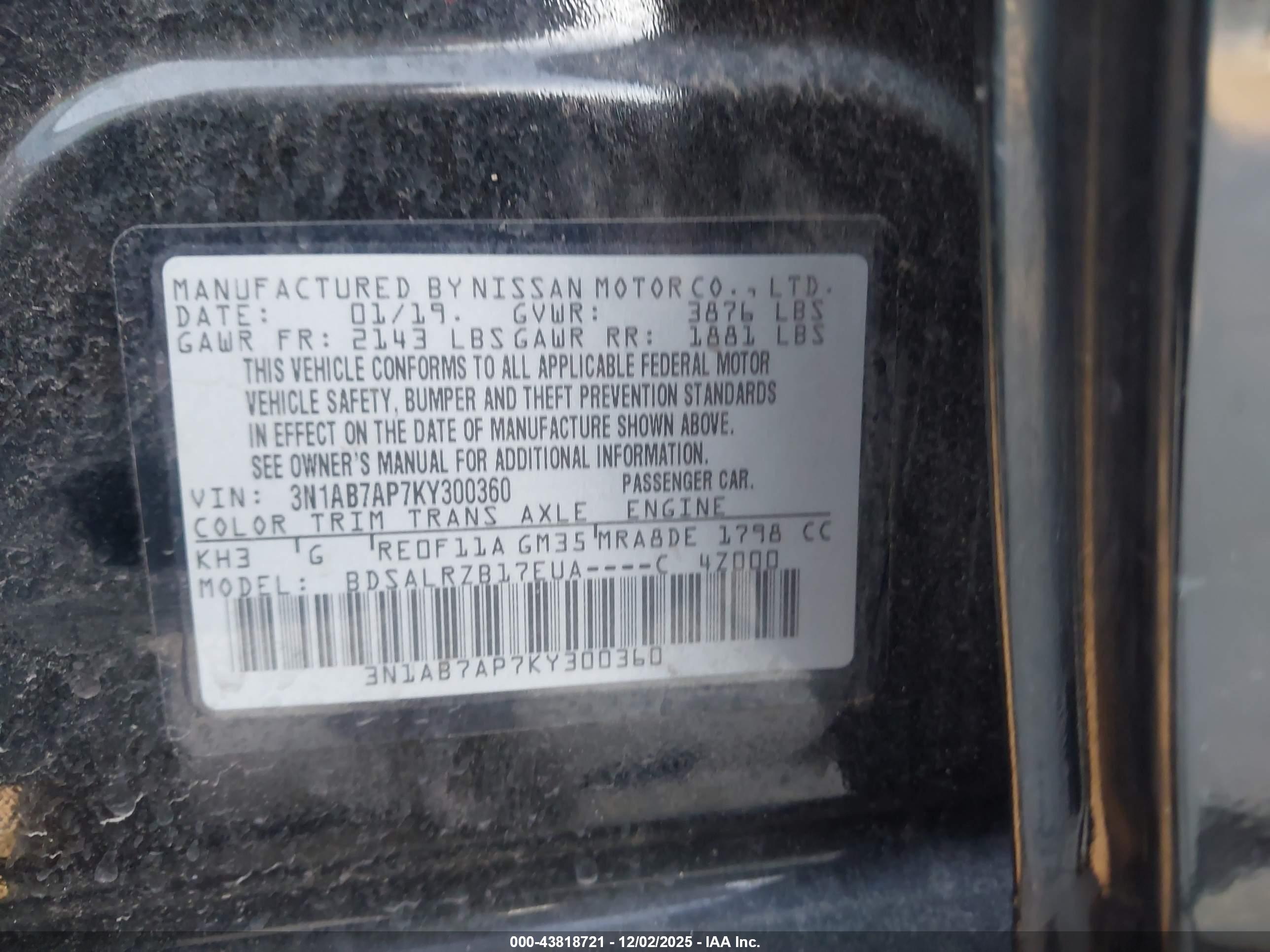 NISSAN SENTRA image 9