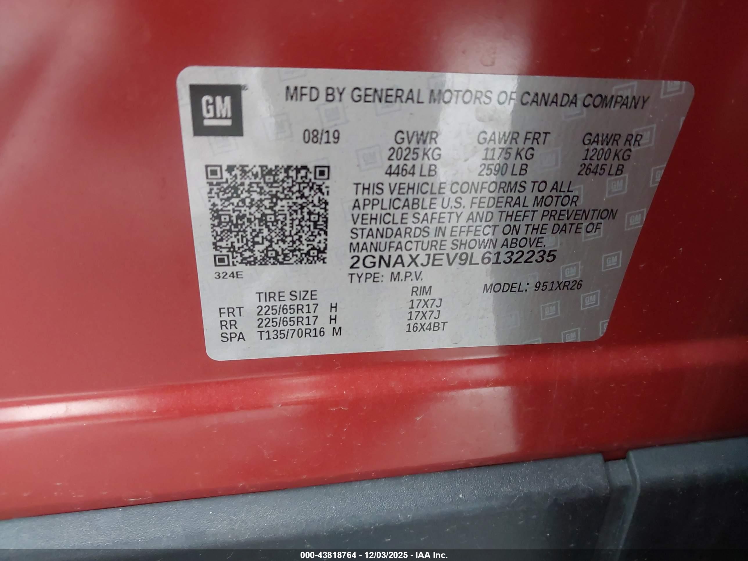 CHEVROLET EQUINOX image 9