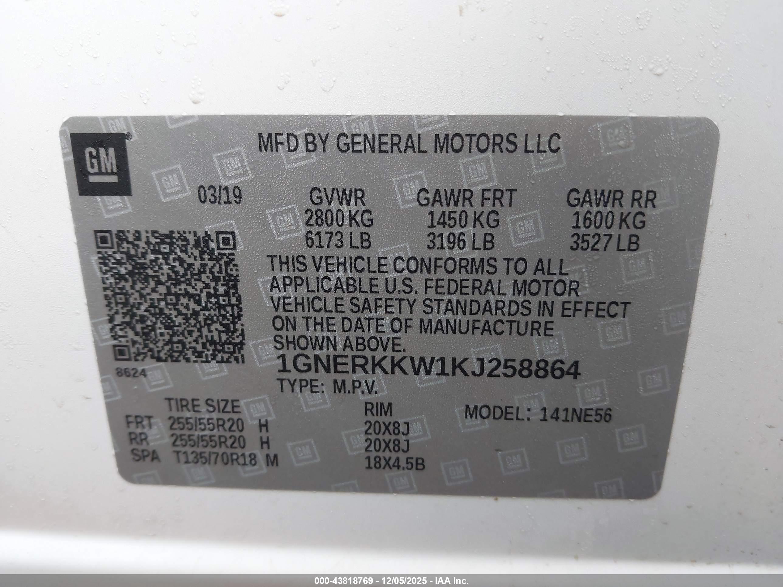 CHEVROLET TRAVERSE image 9