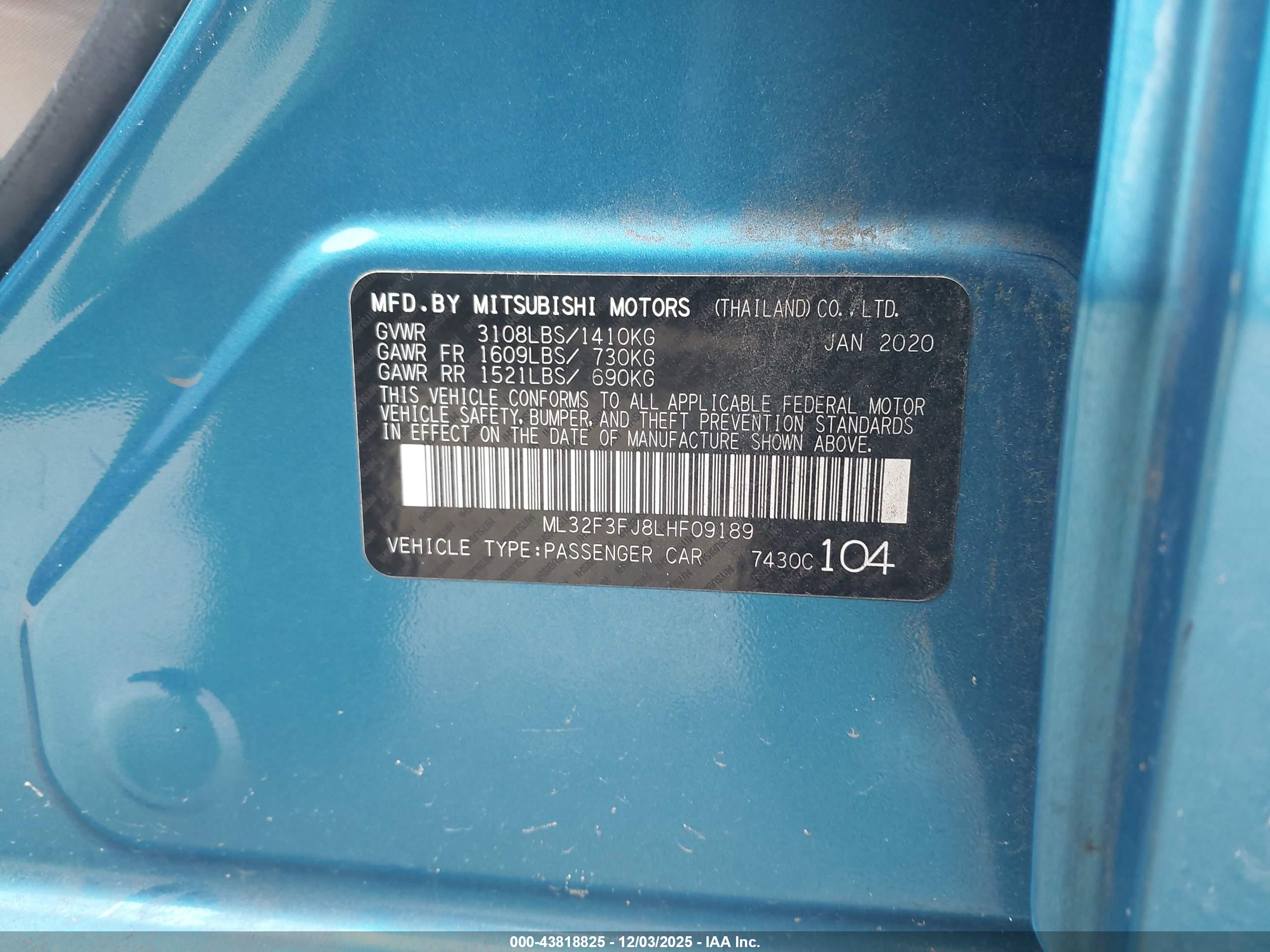 MITSUBISHI MIRAGE image 9