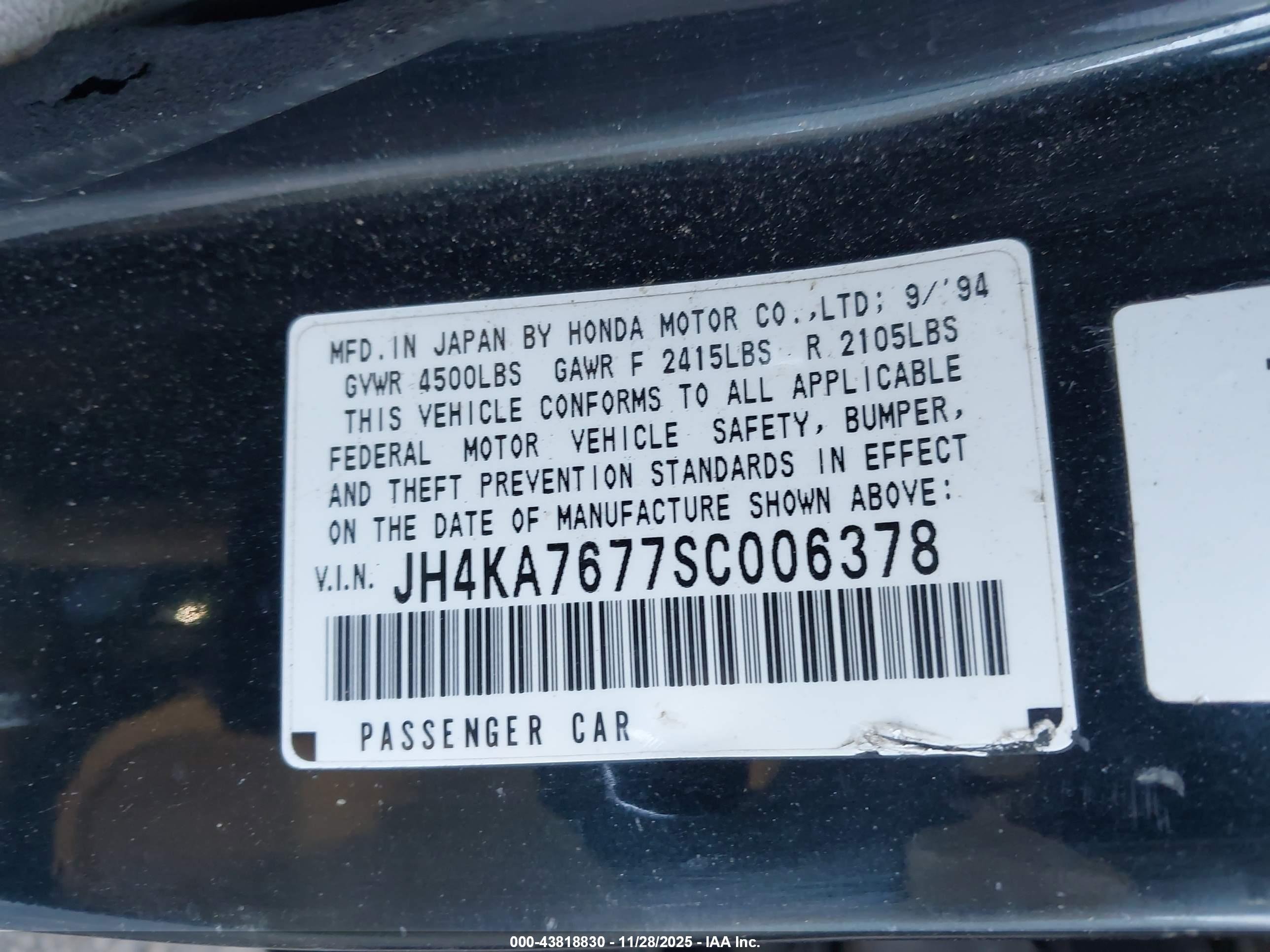 ACURA LEGEND image 9