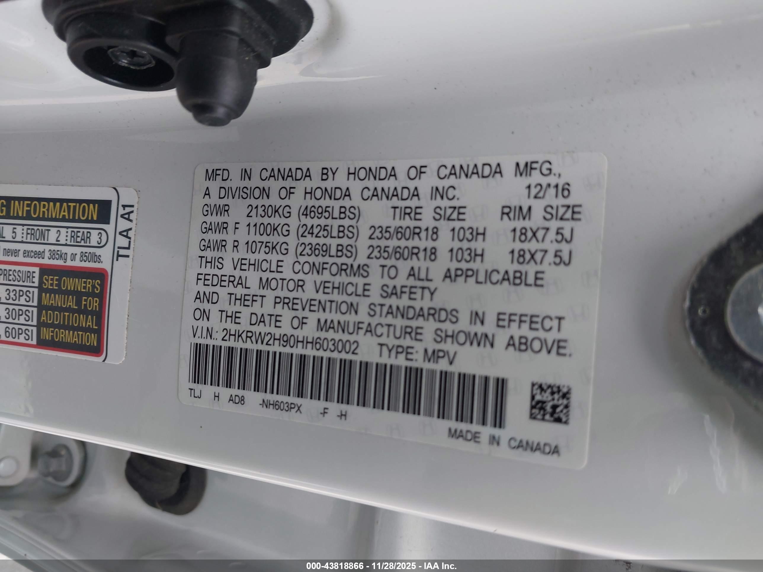 HONDA CR-V image 9