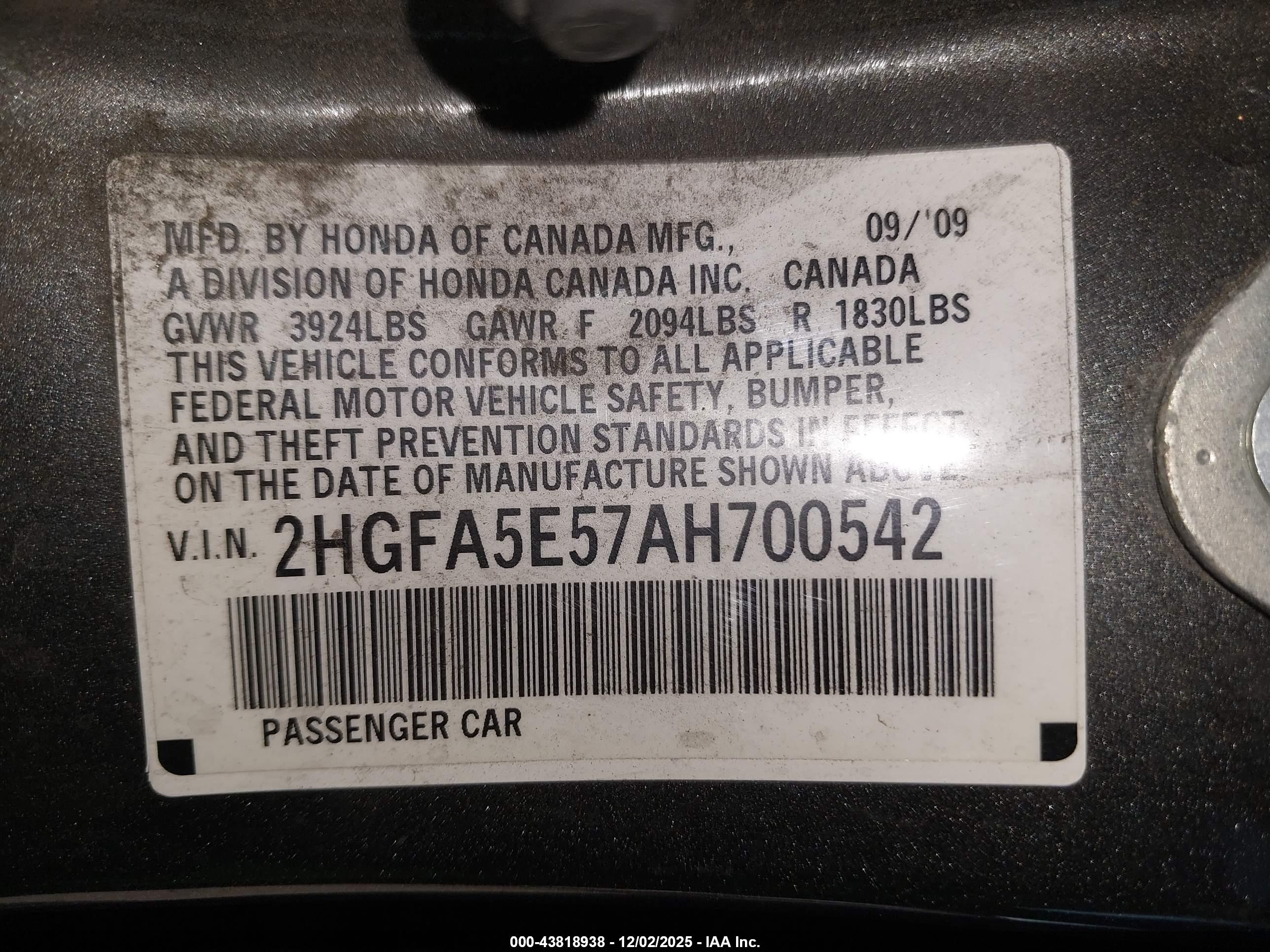 HONDA CIVIC image 9