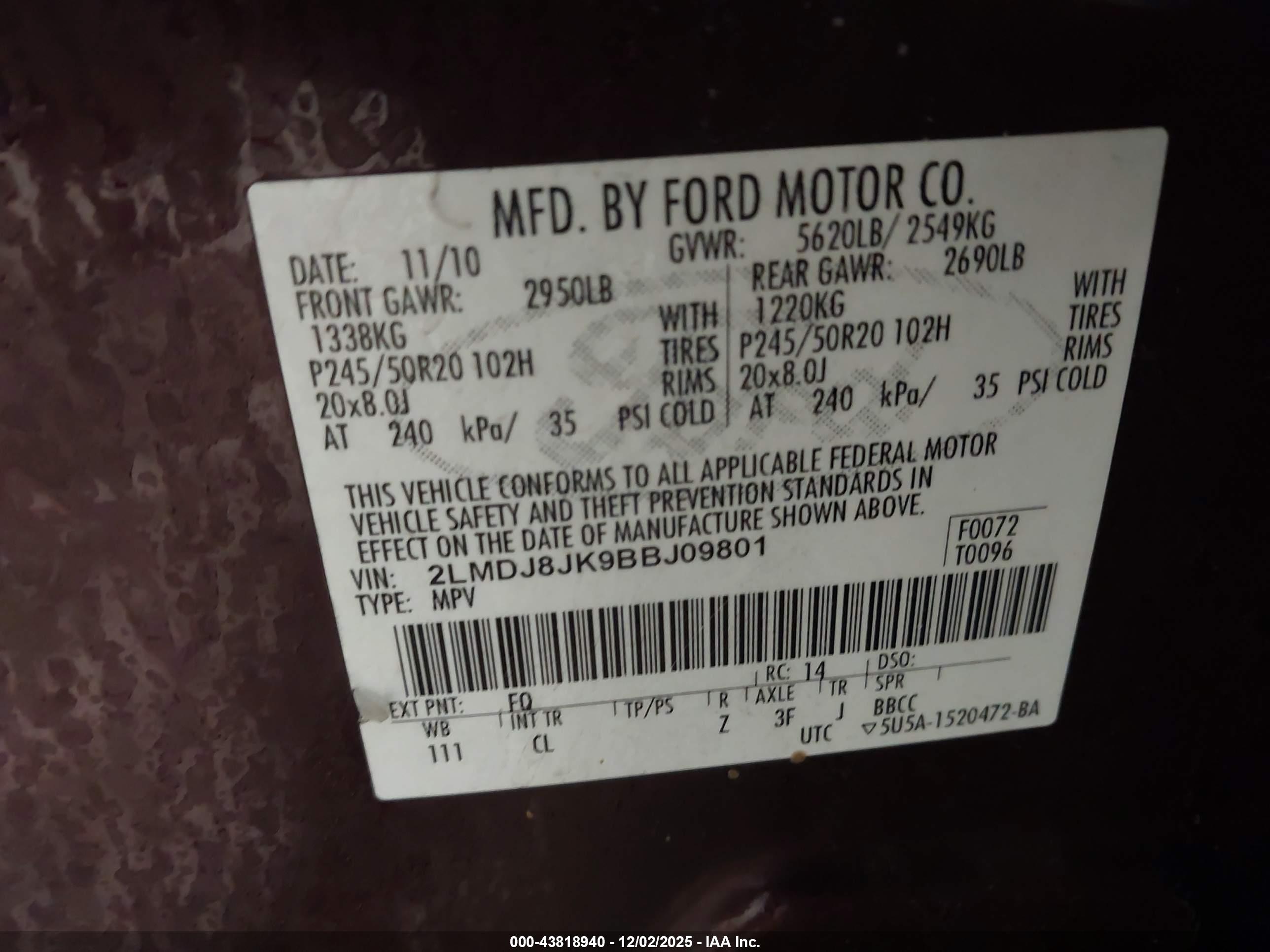 LINCOLN MKX image 9
