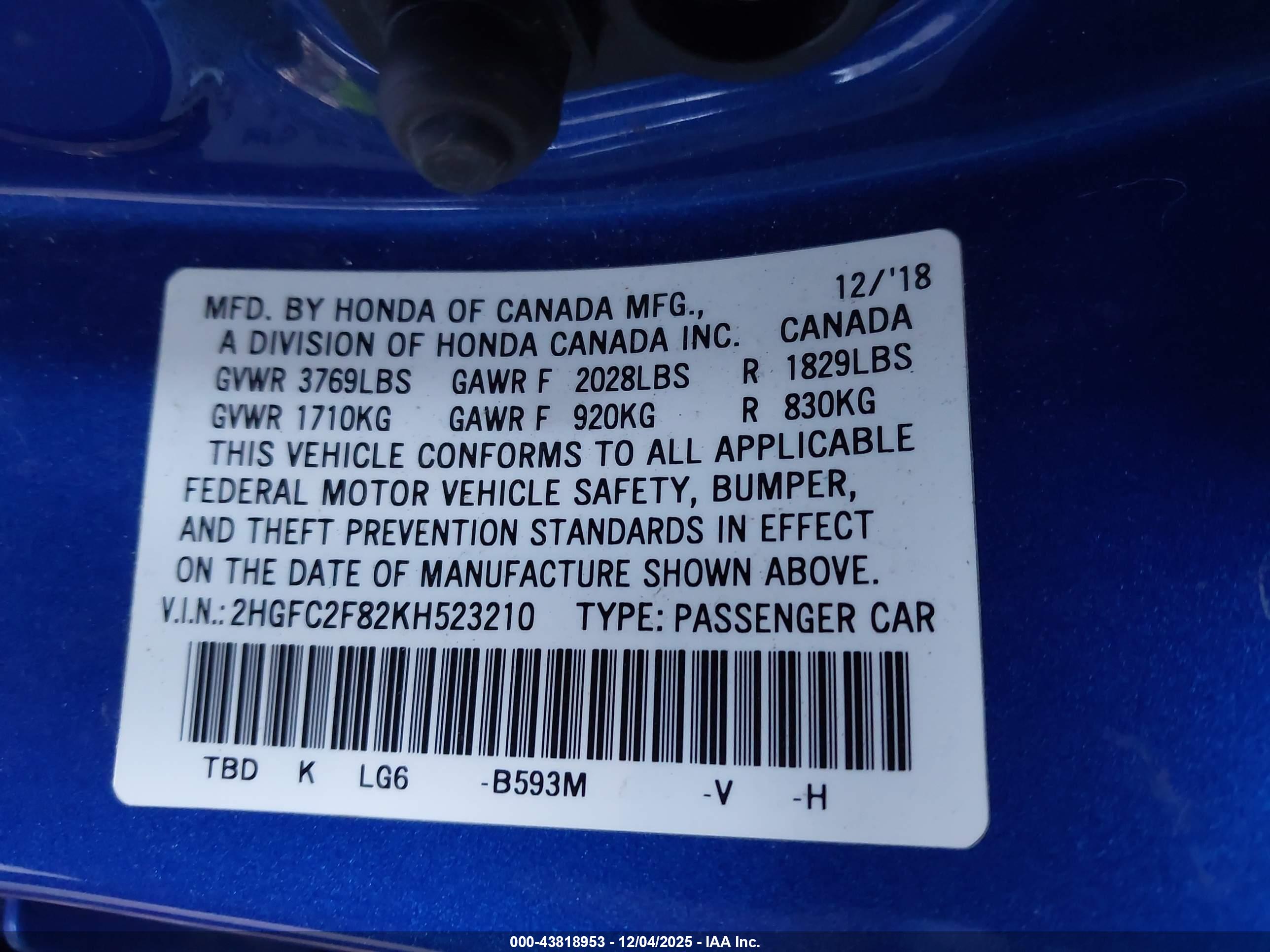 HONDA CIVIC image 9