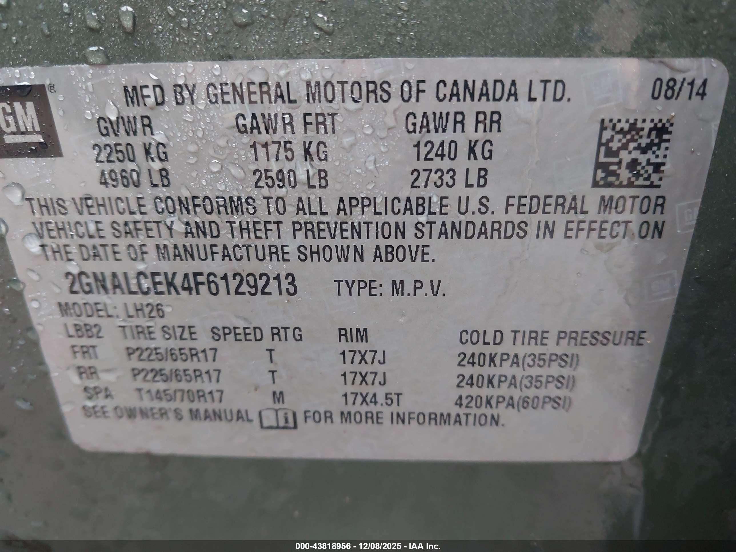 CHEVROLET EQUINOX image 9