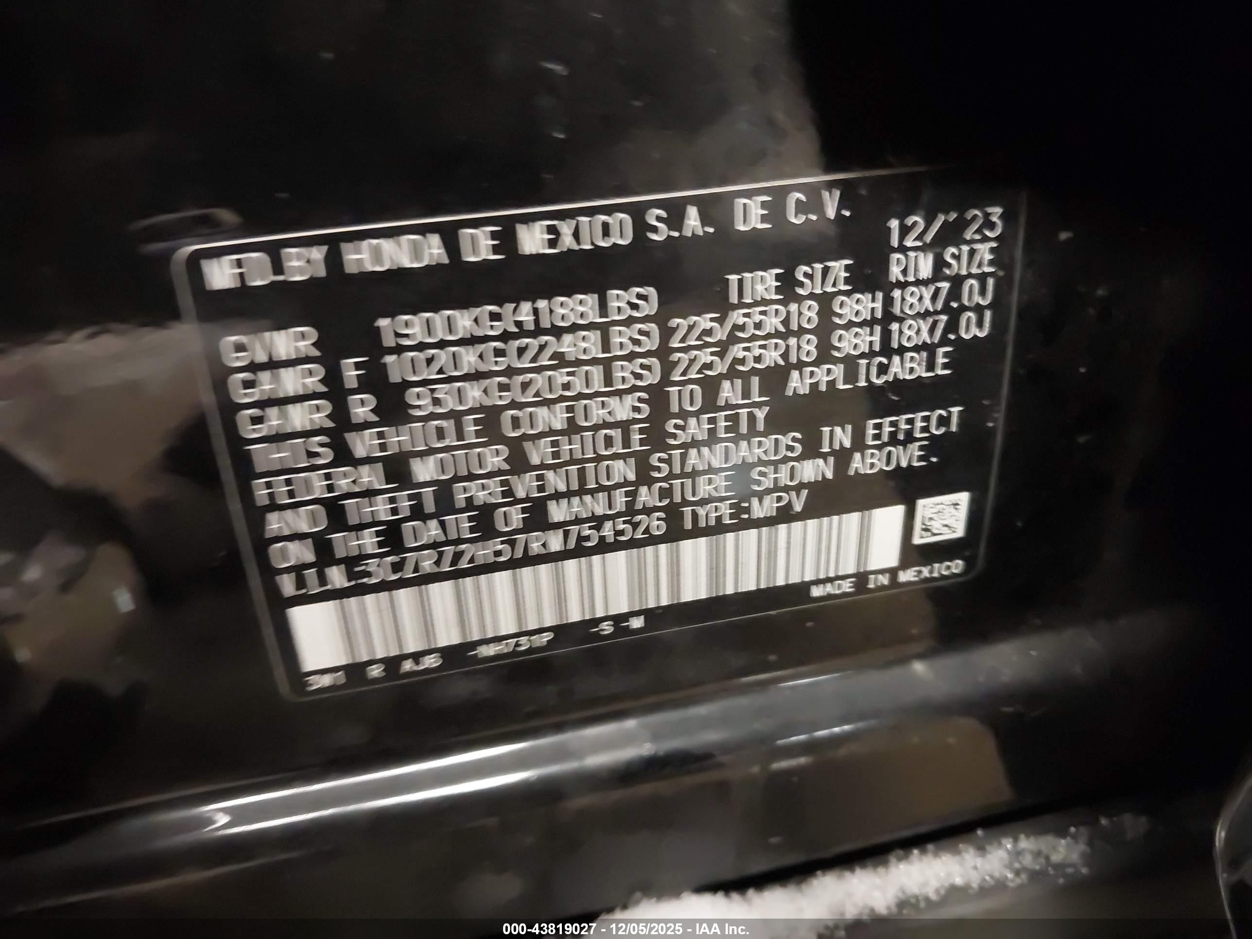 HONDA HR-V image 9