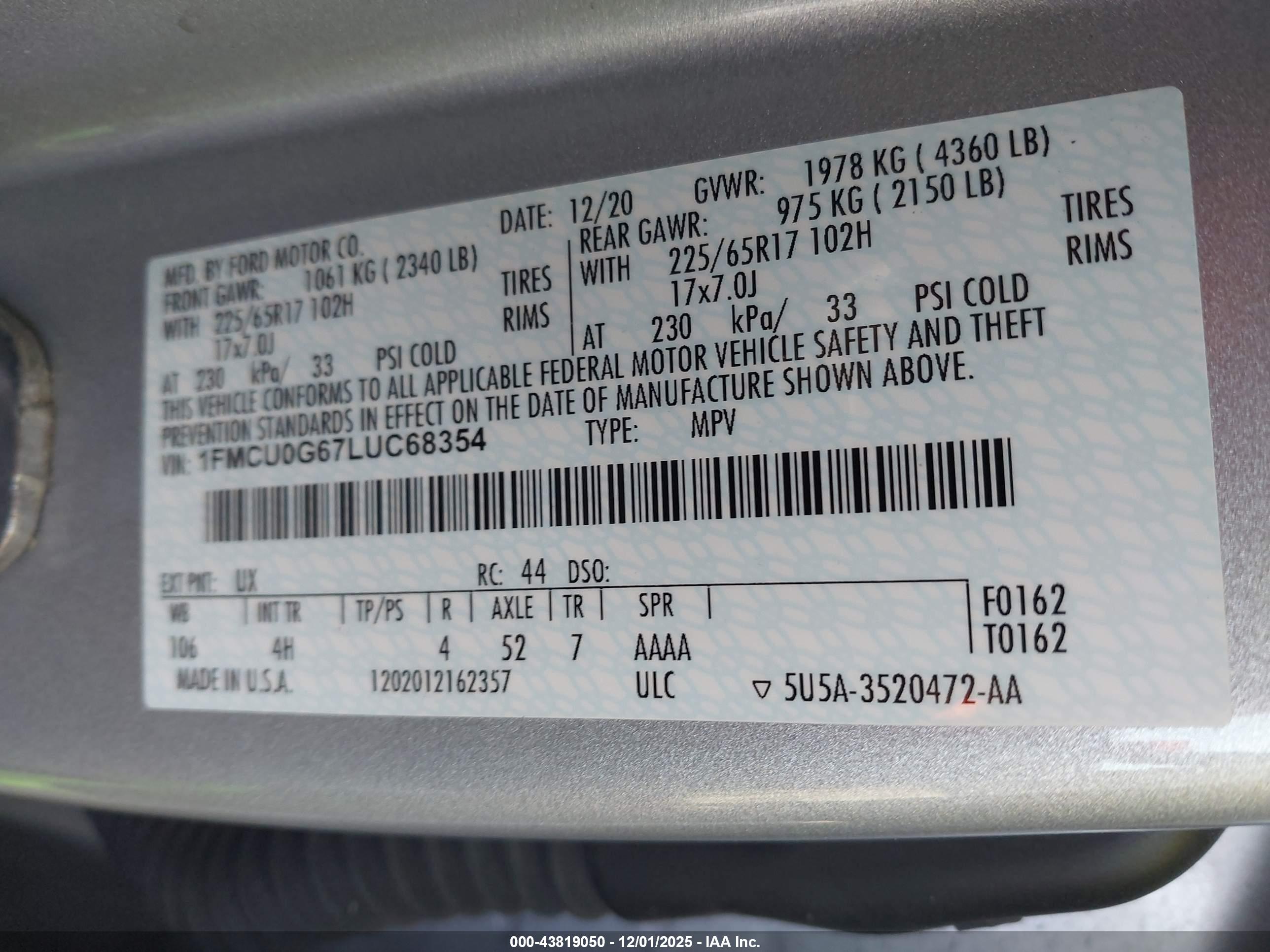 FORD ESCAPE image 9