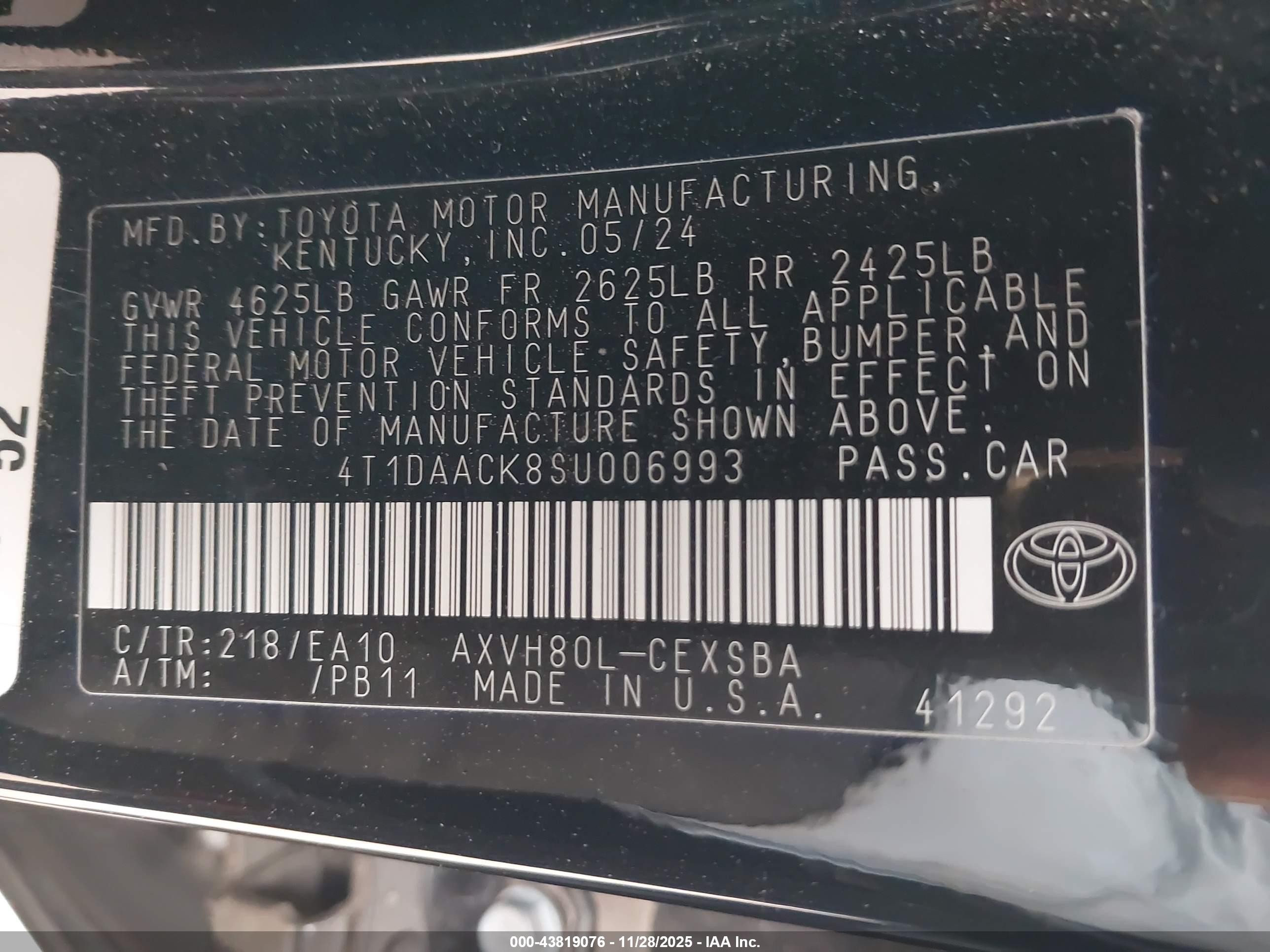 TOYOTA CAMRY image 9