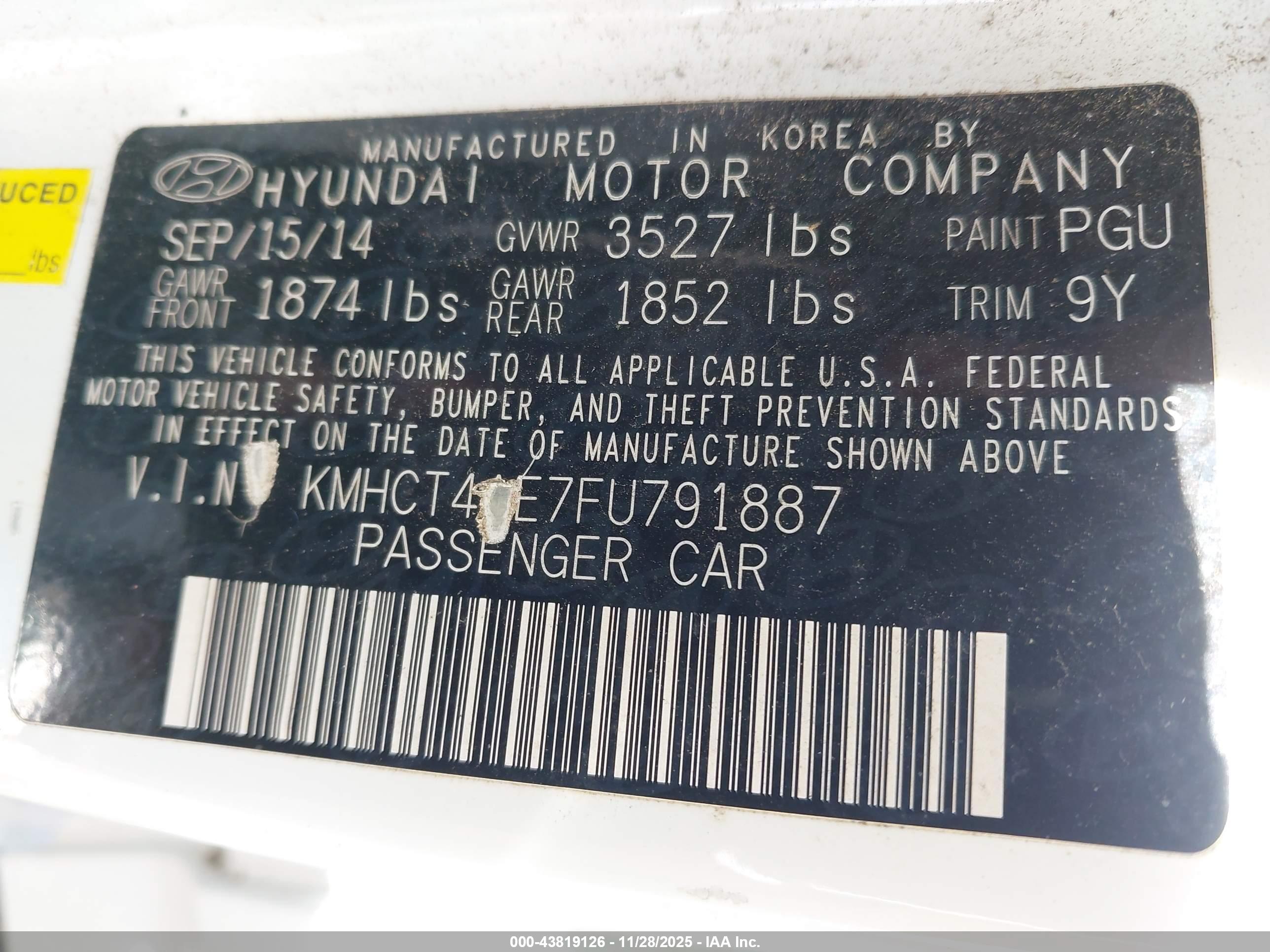 HYUNDAI ACCENT image 9