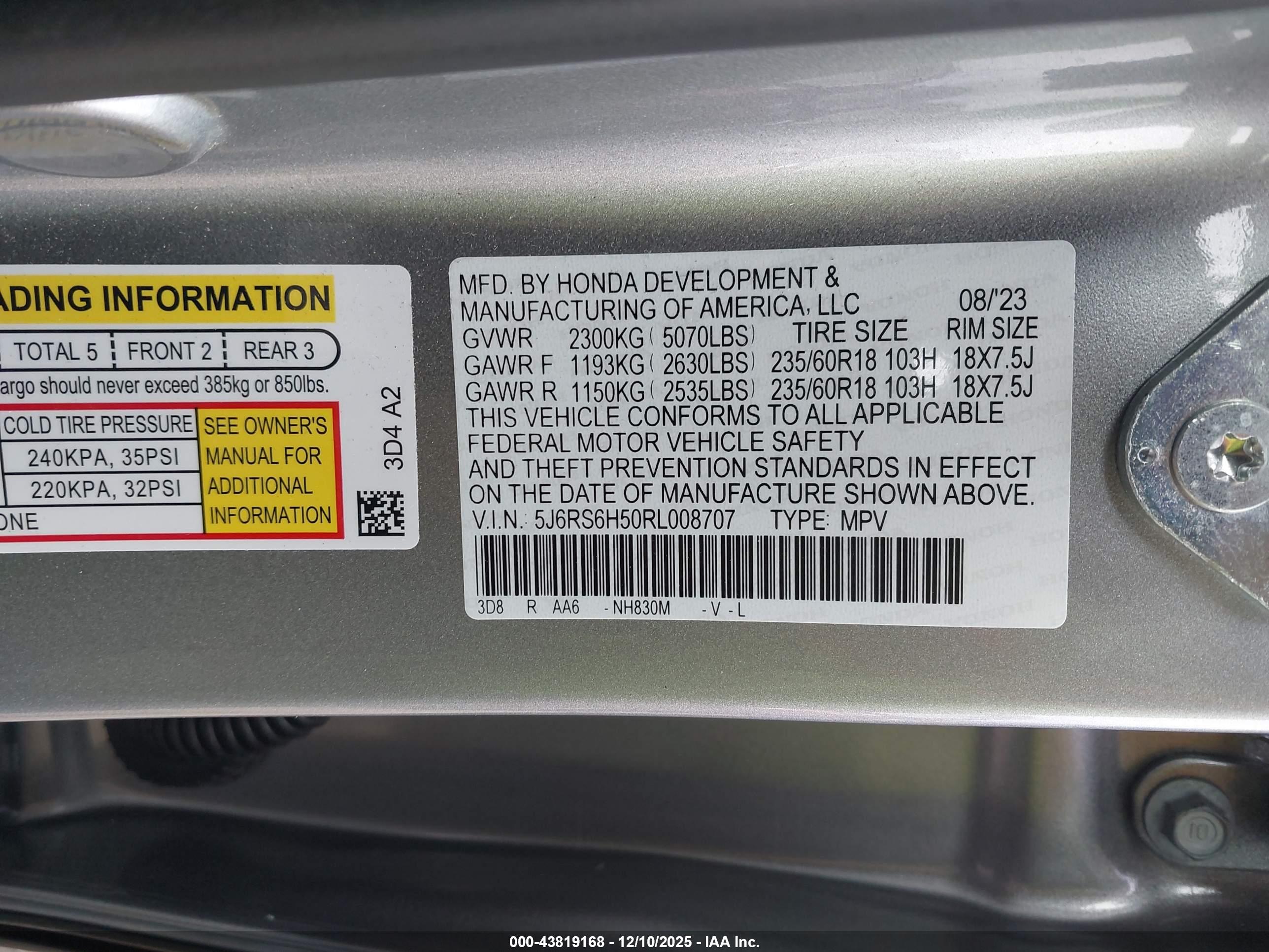 HONDA CR-V image 9