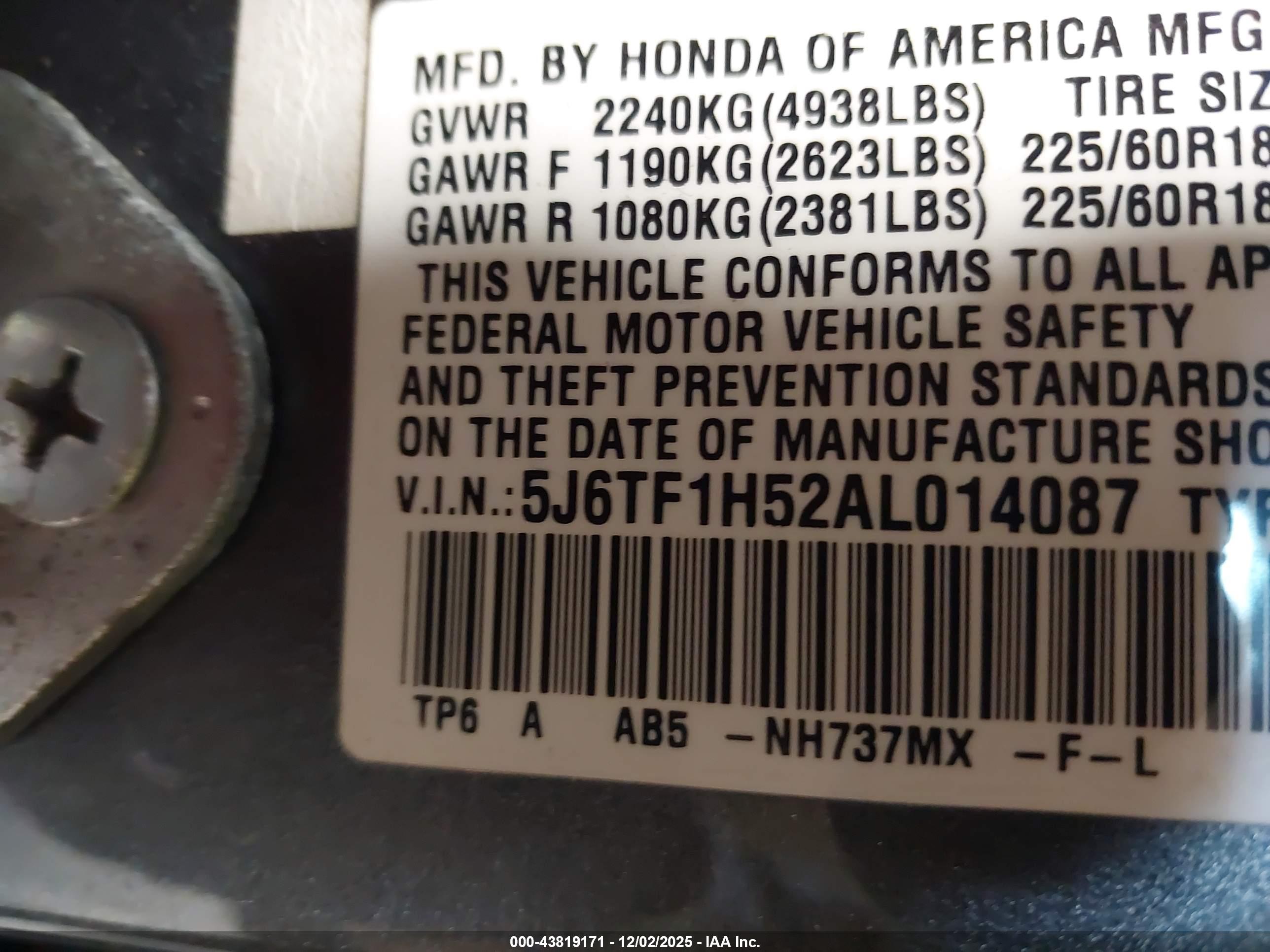 HONDA ACCORD image 9