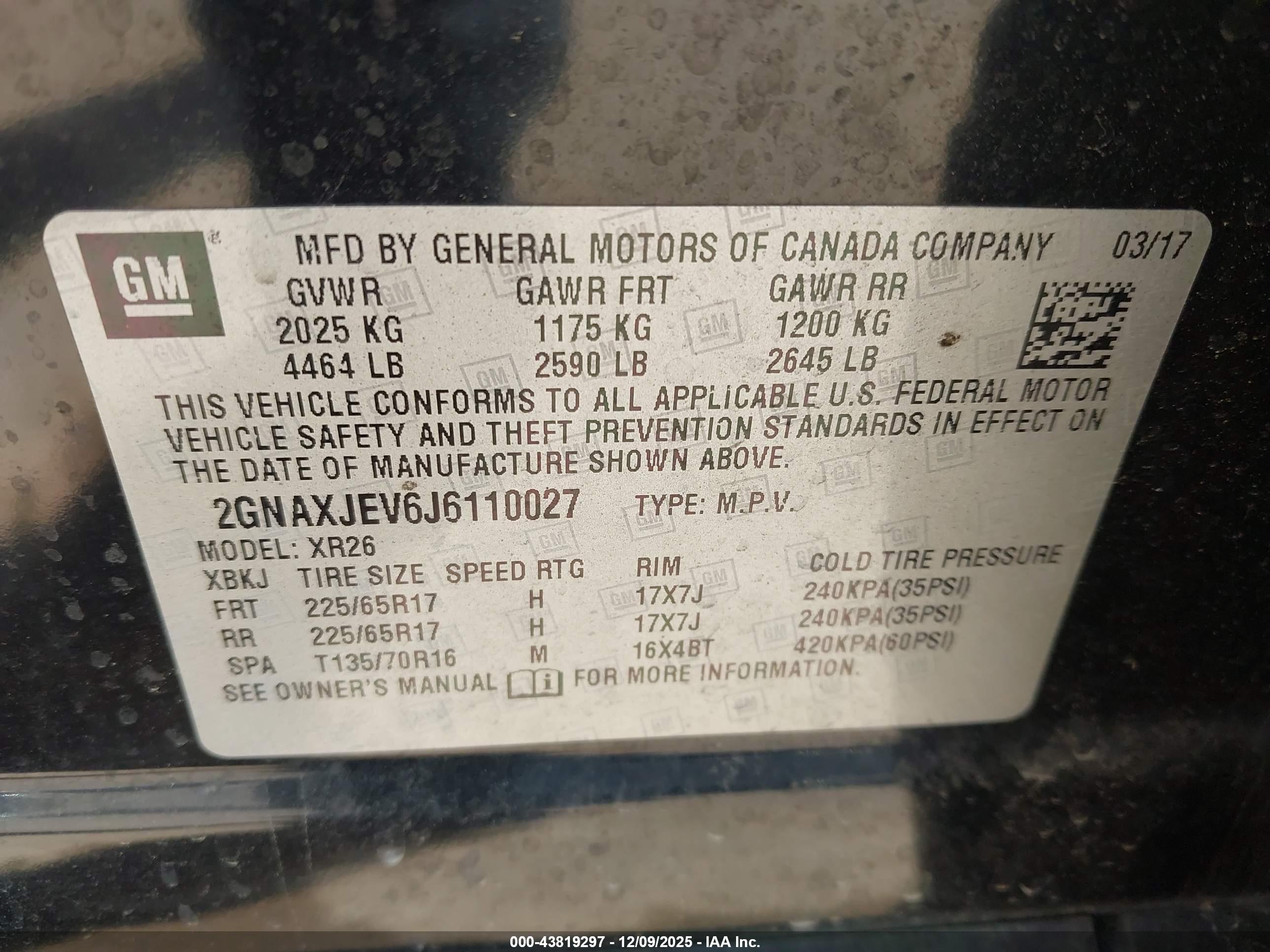 CHEVROLET EQUINOX image 9