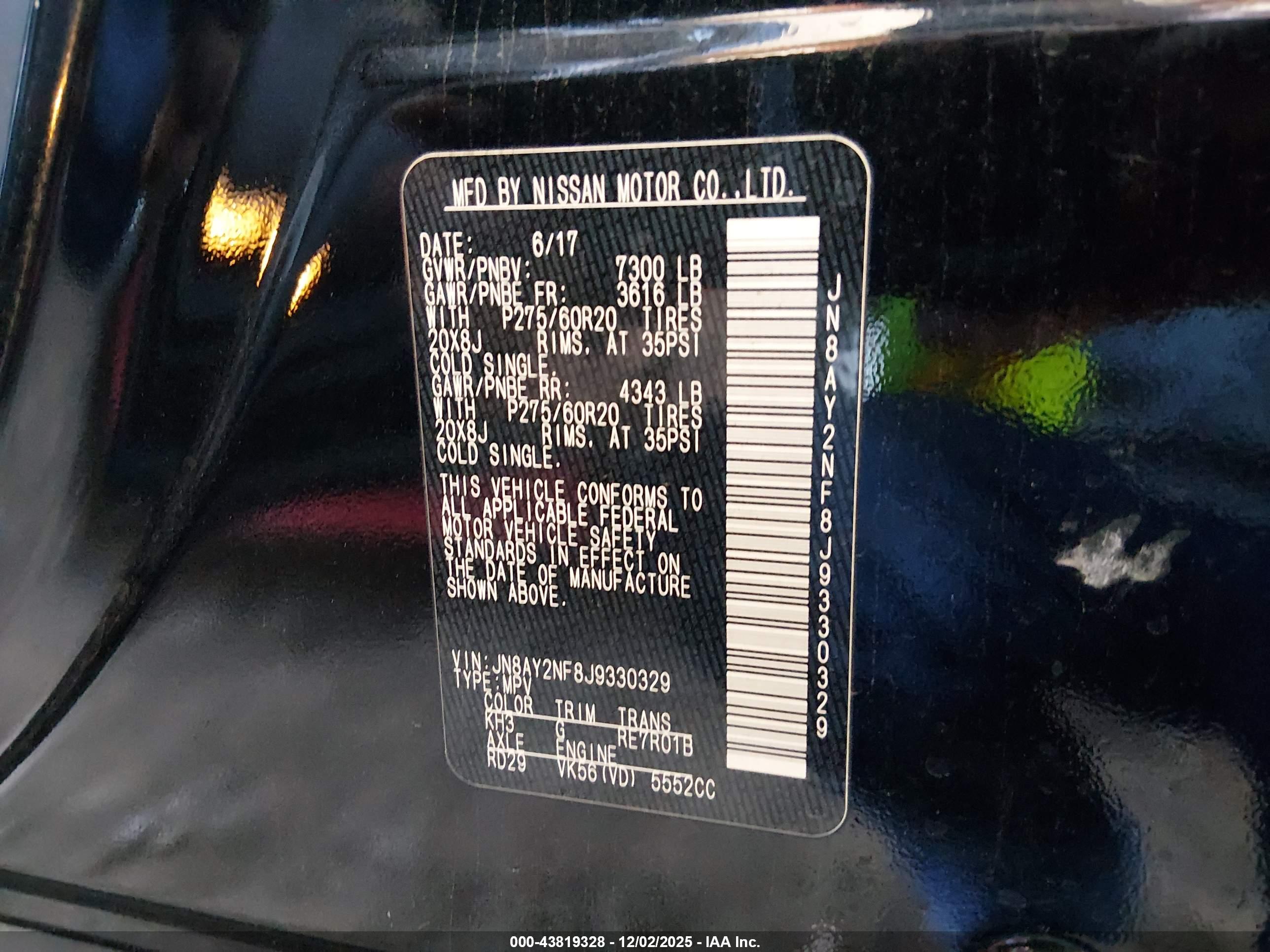 NISSAN ARMADA image 9