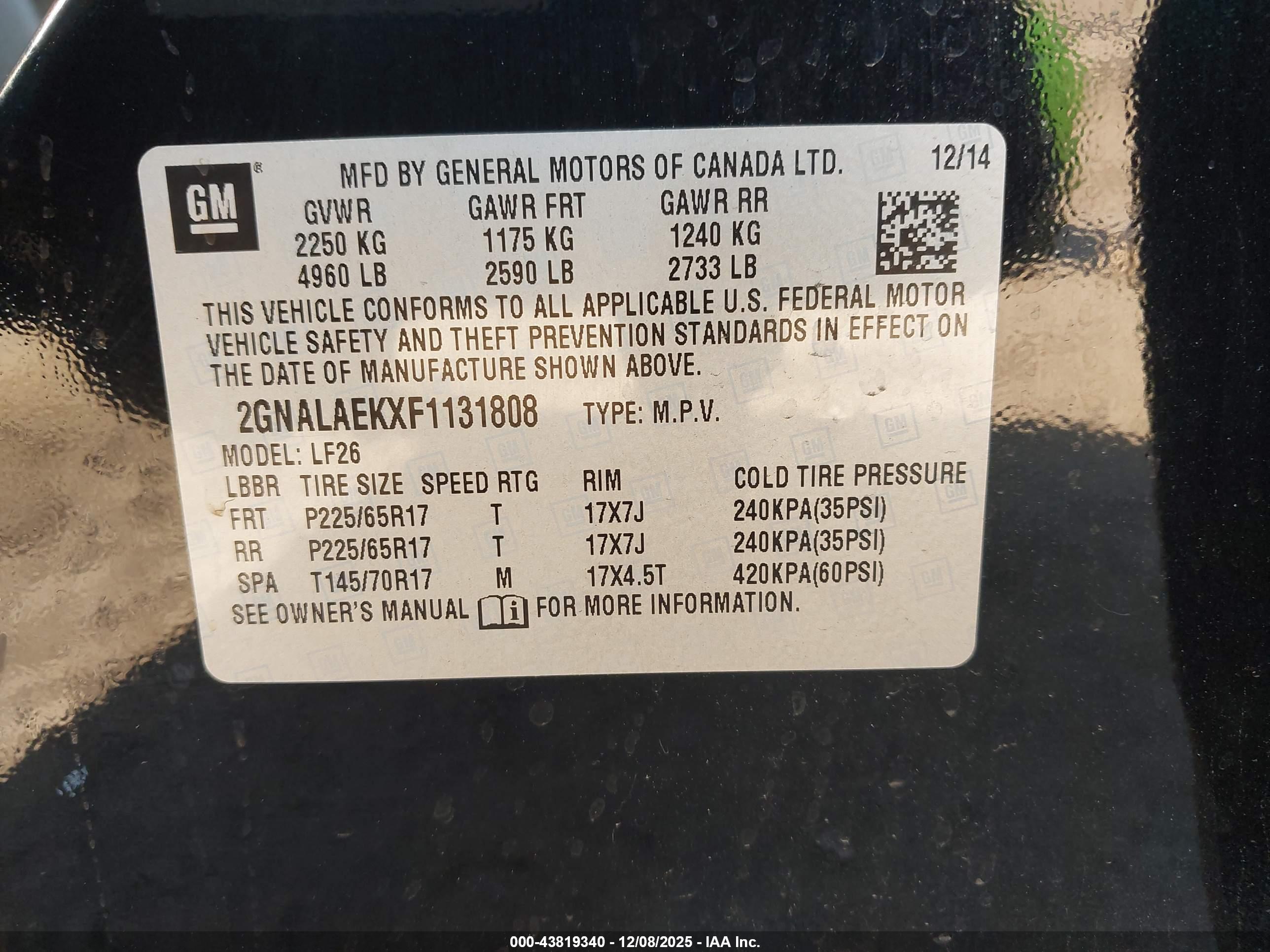 CHEVROLET EQUINOX image 9
