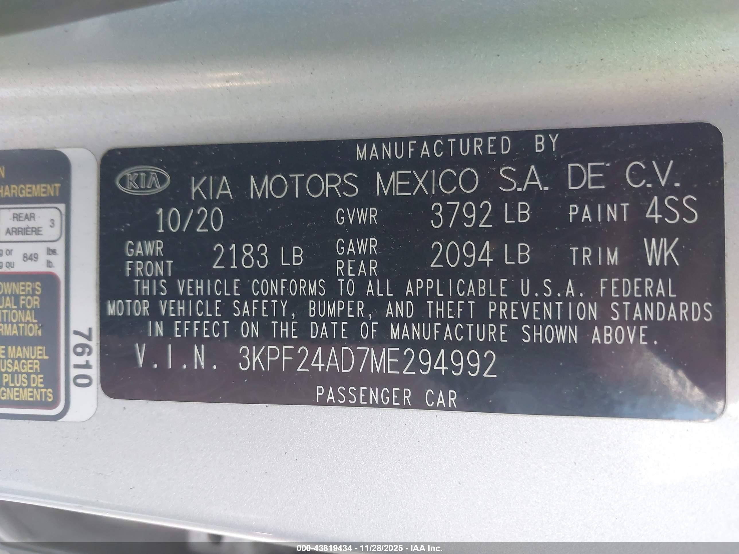 KIA FORTE image 9