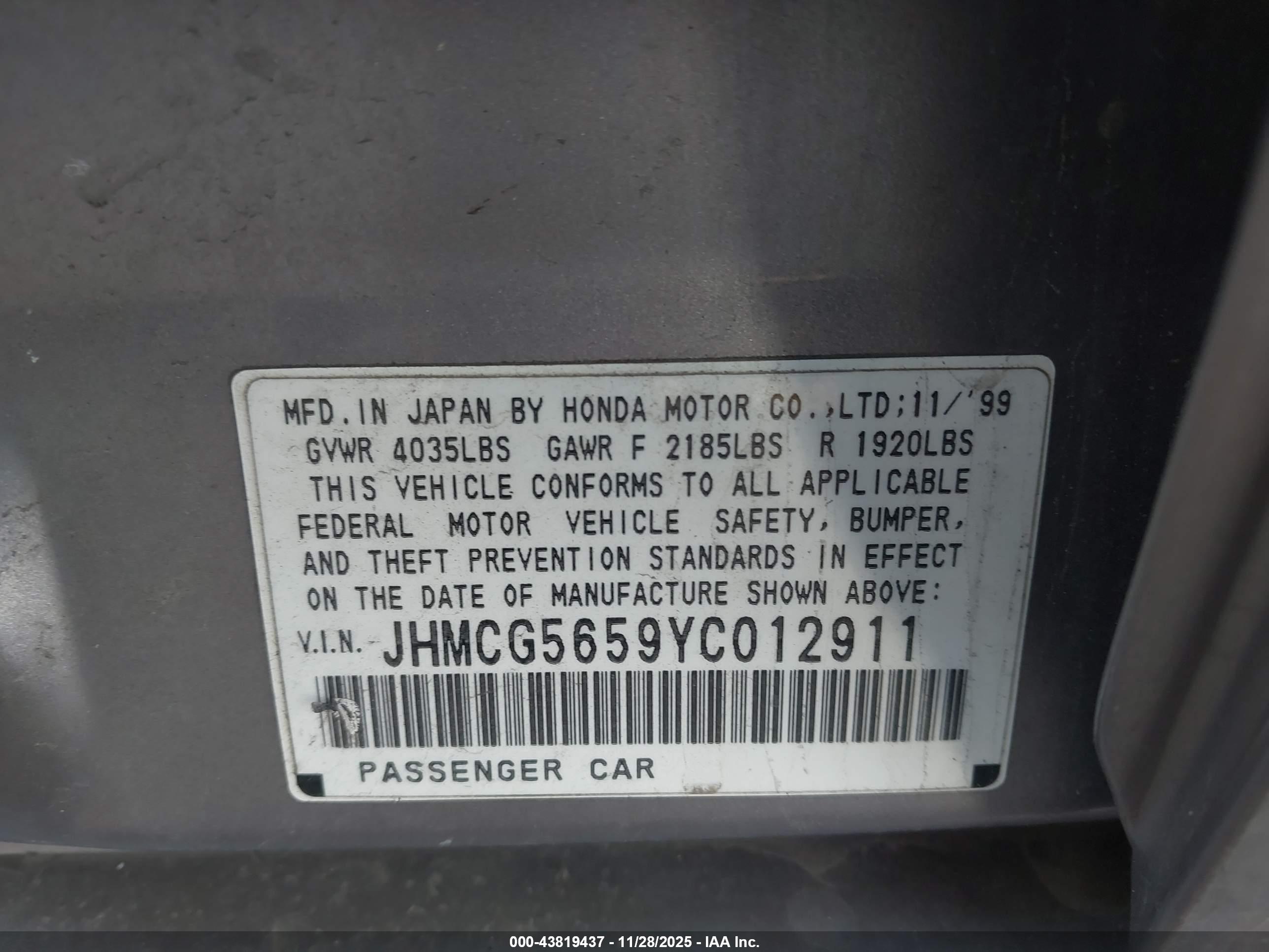 HONDA ACCORD image 9