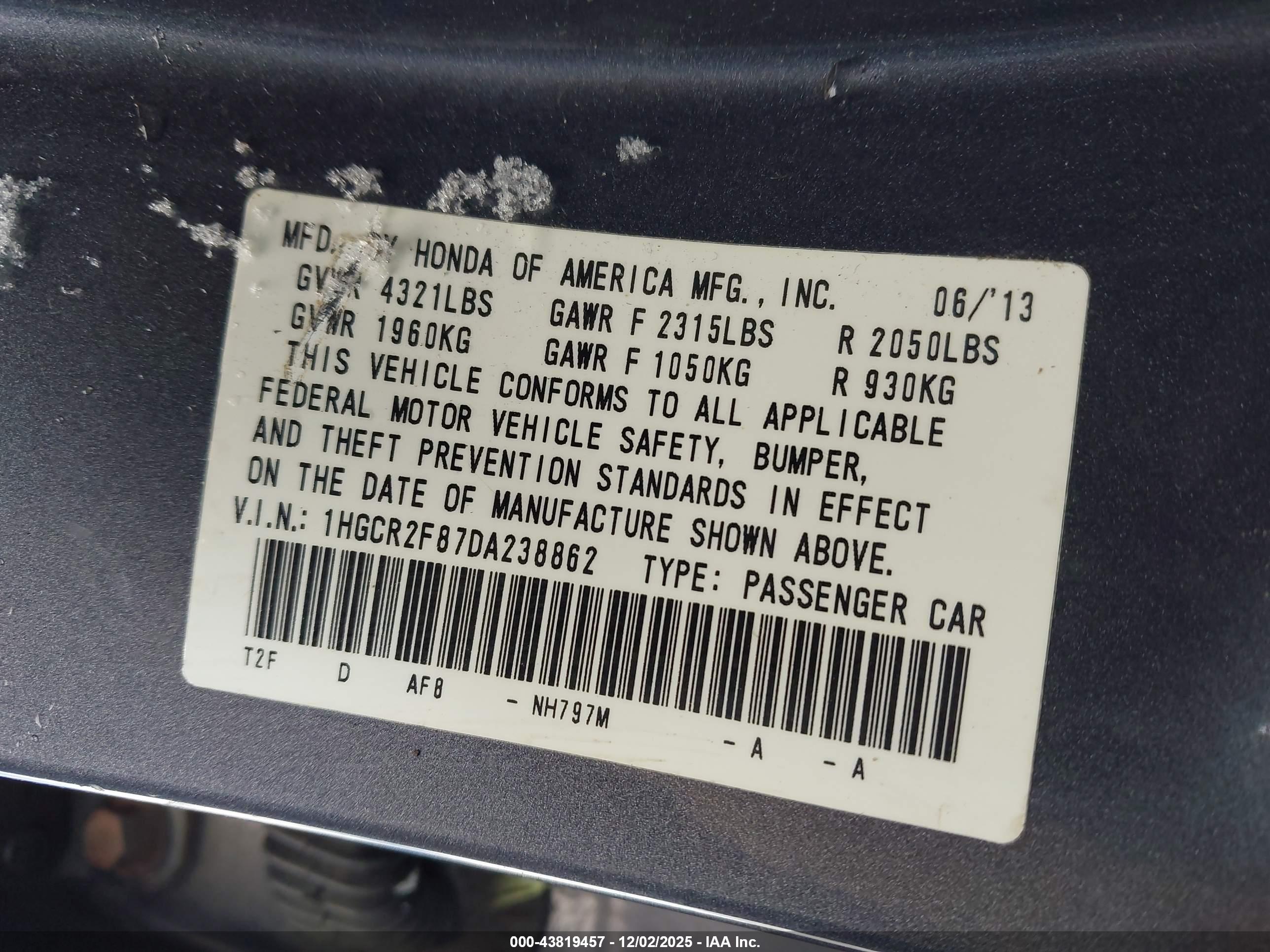HONDA ACCORD image 9