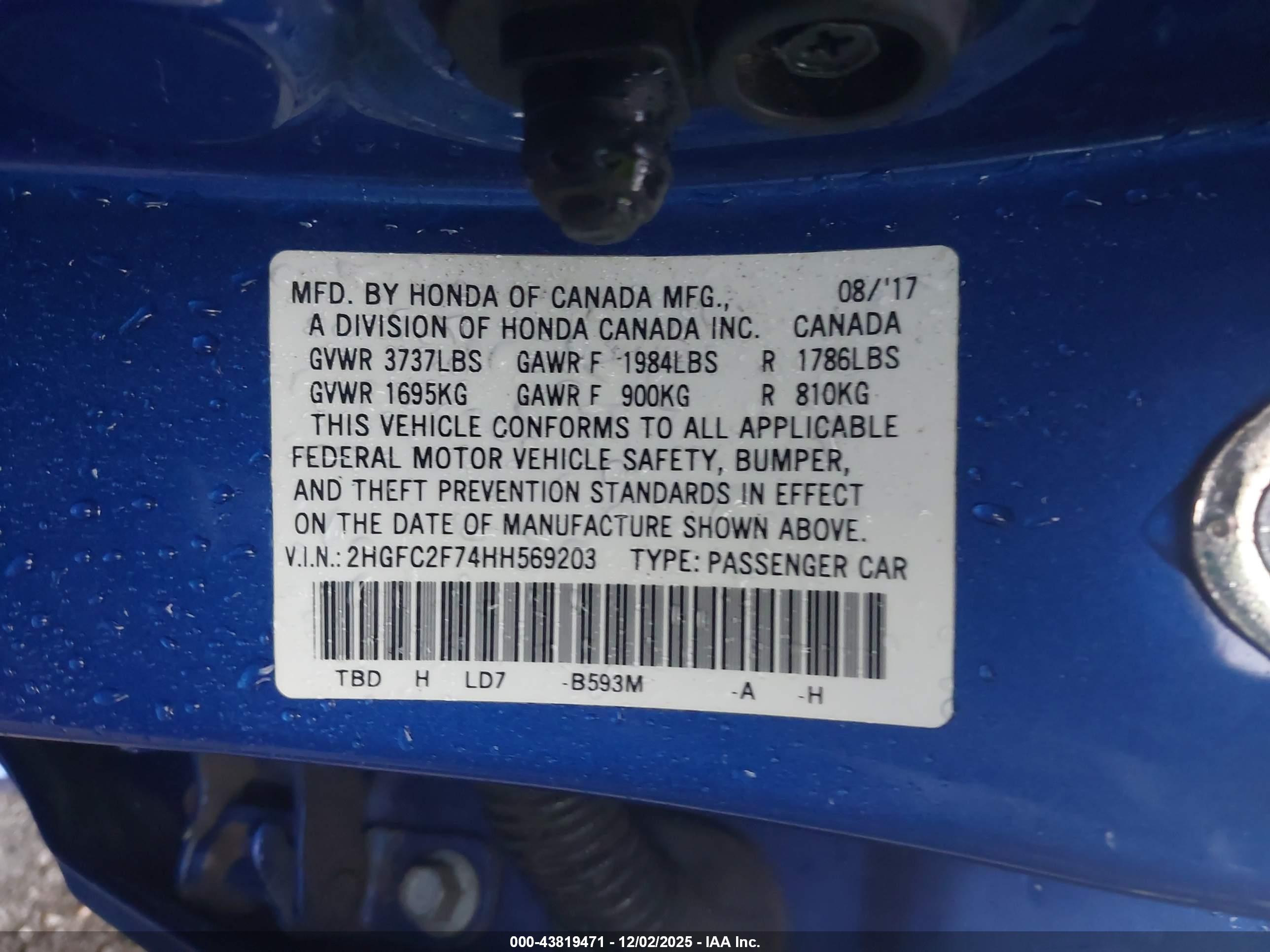 HONDA CIVIC image 9