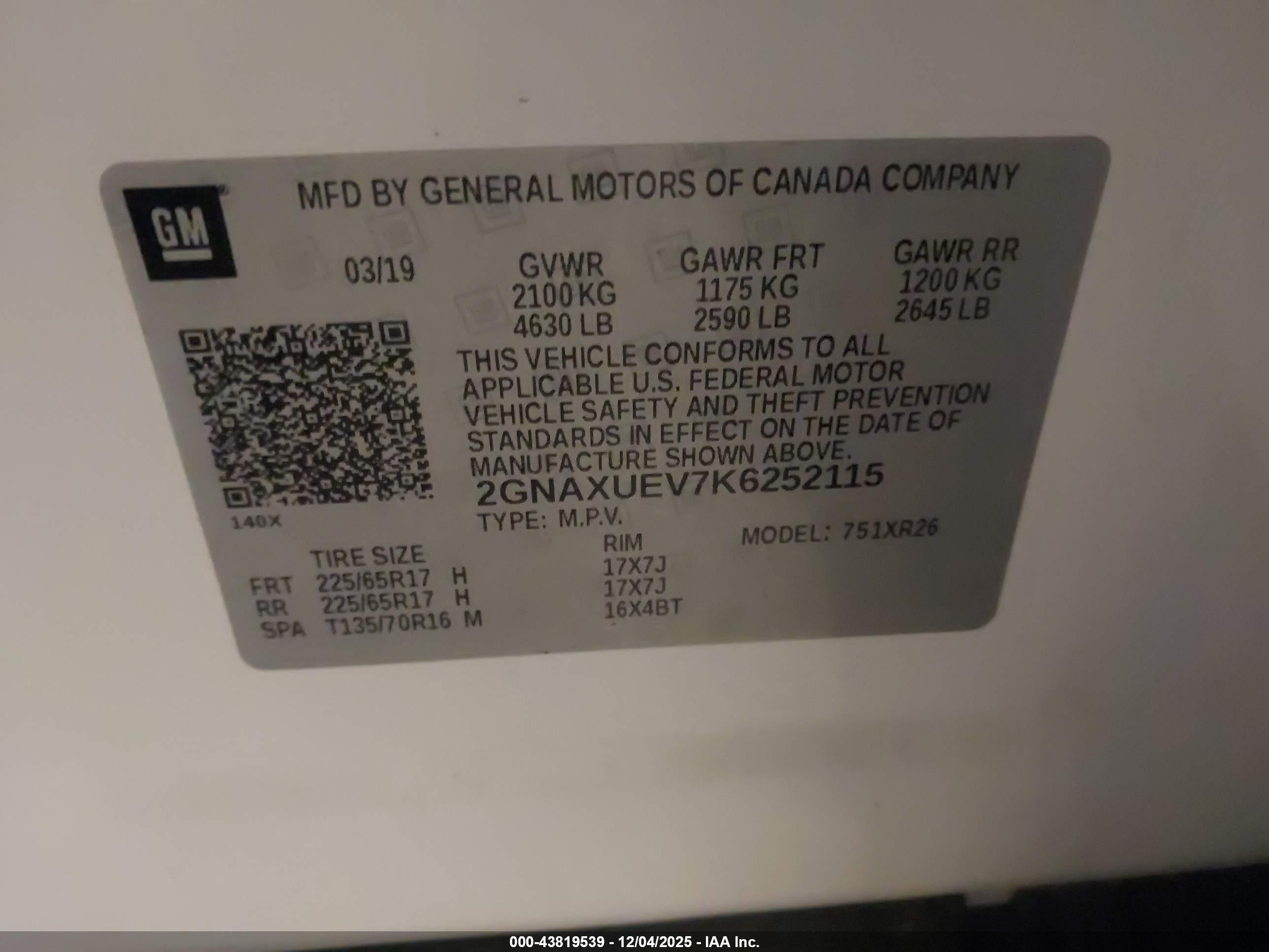 CHEVROLET EQUINOX image 9