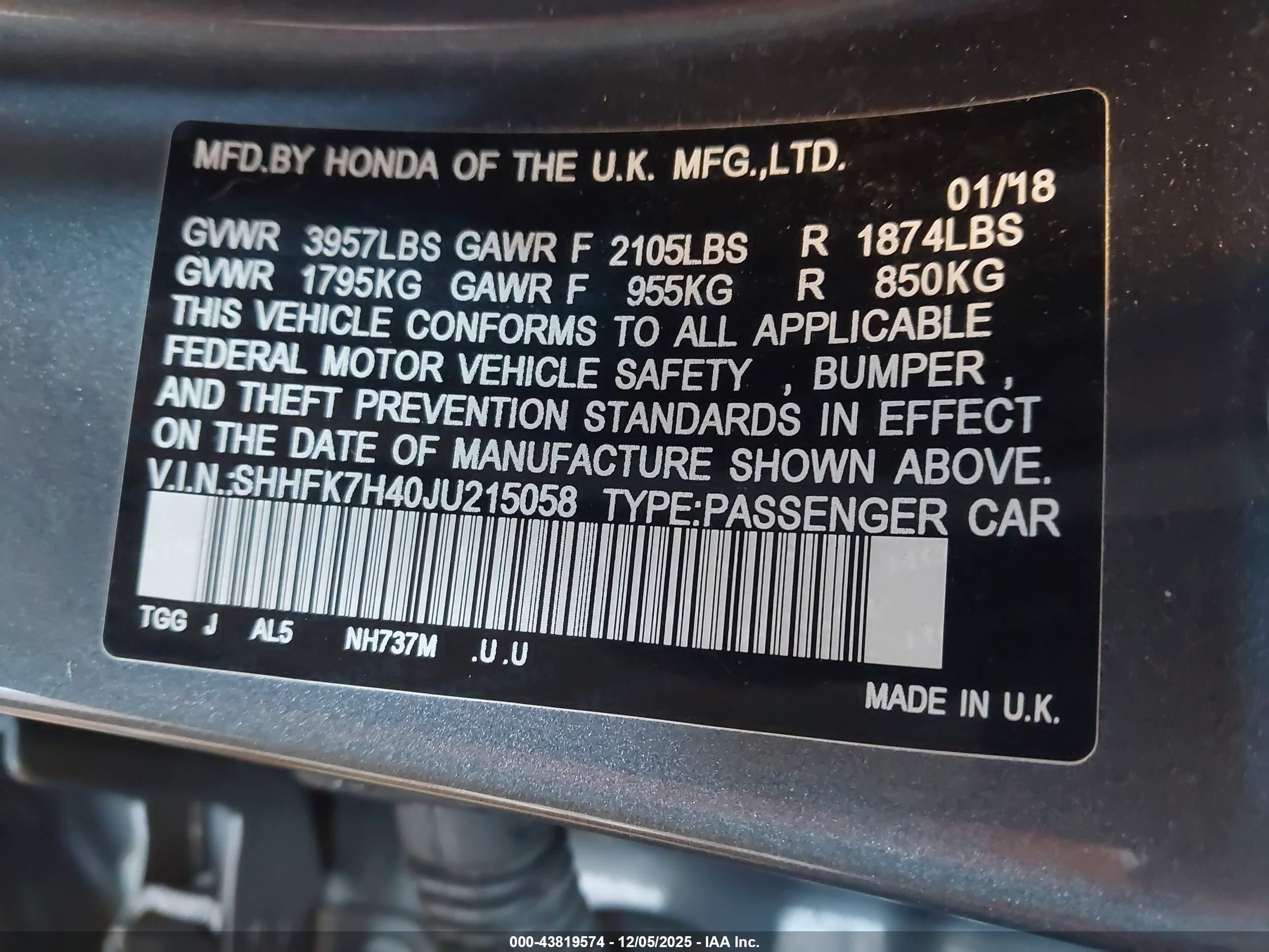 HONDA CIVIC image 9