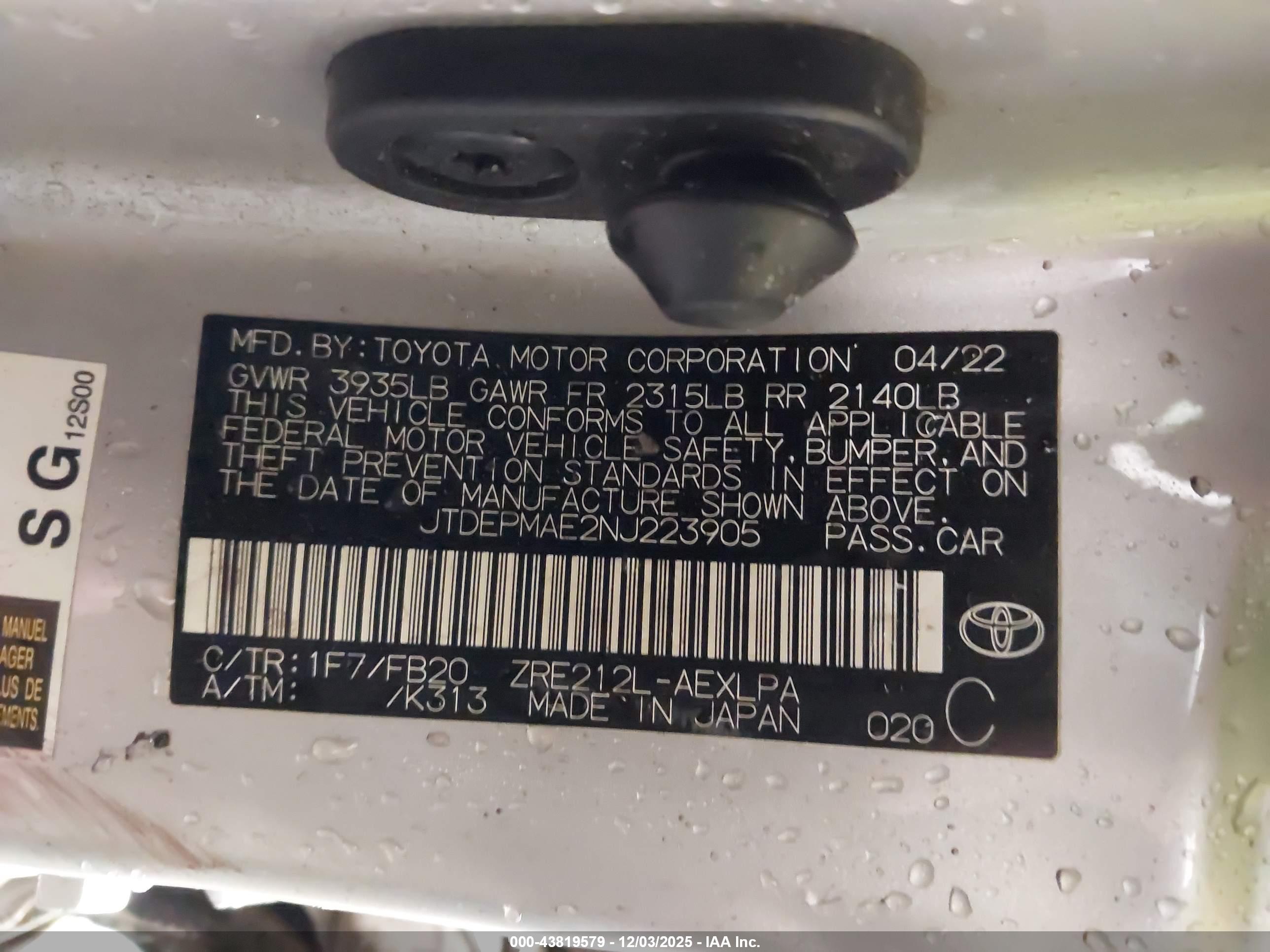 TOYOTA COROLLA image 9