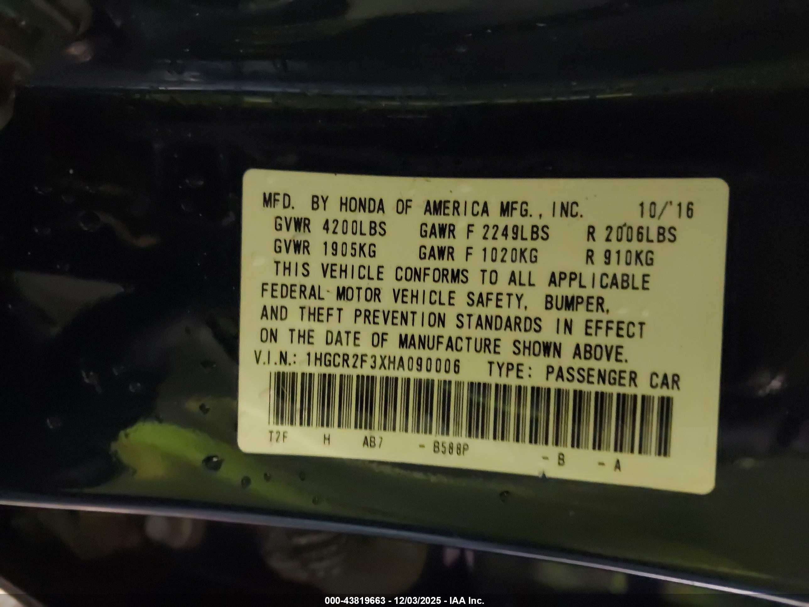 HONDA ACCORD image 9