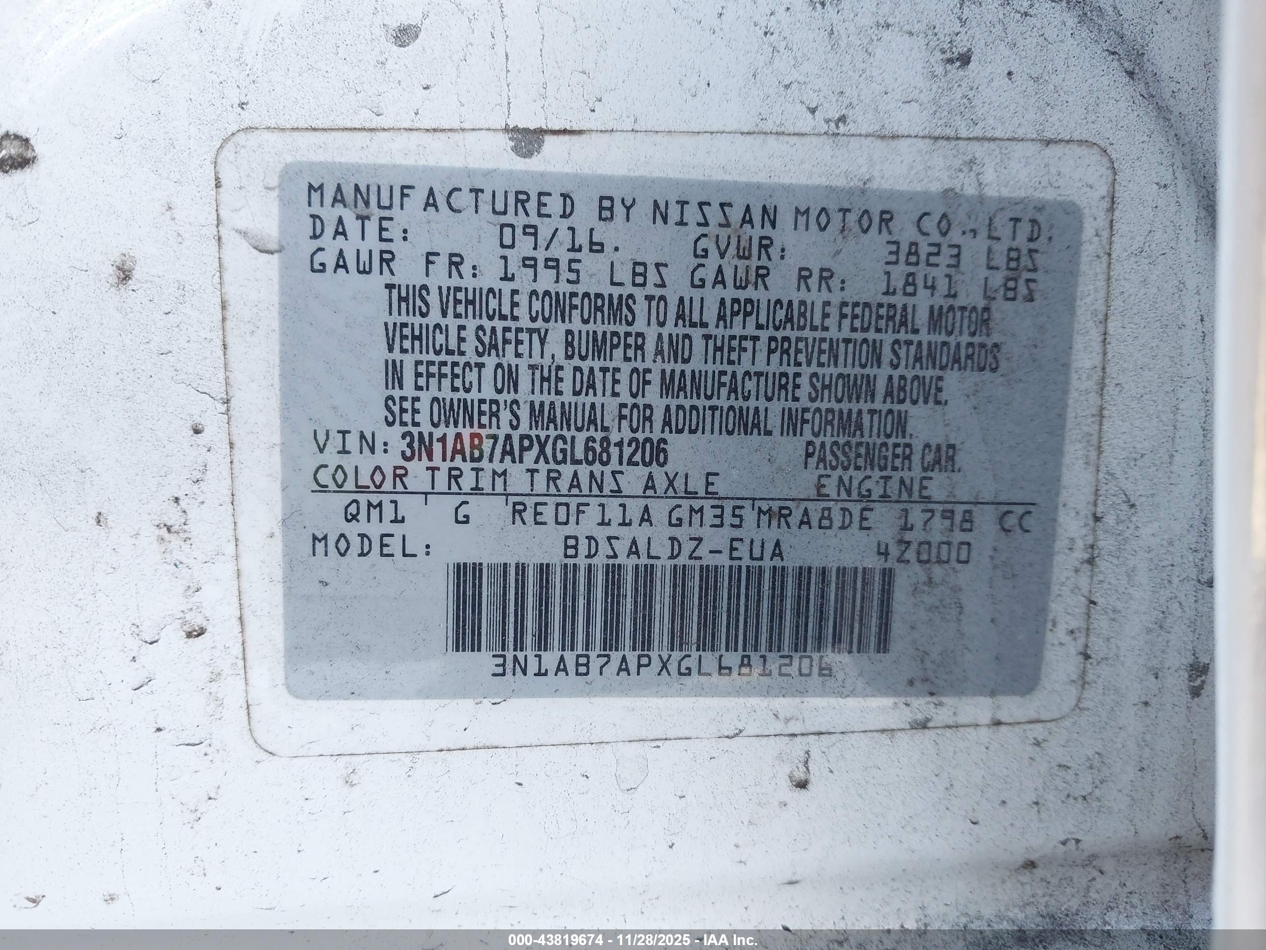 NISSAN SENTRA image 9