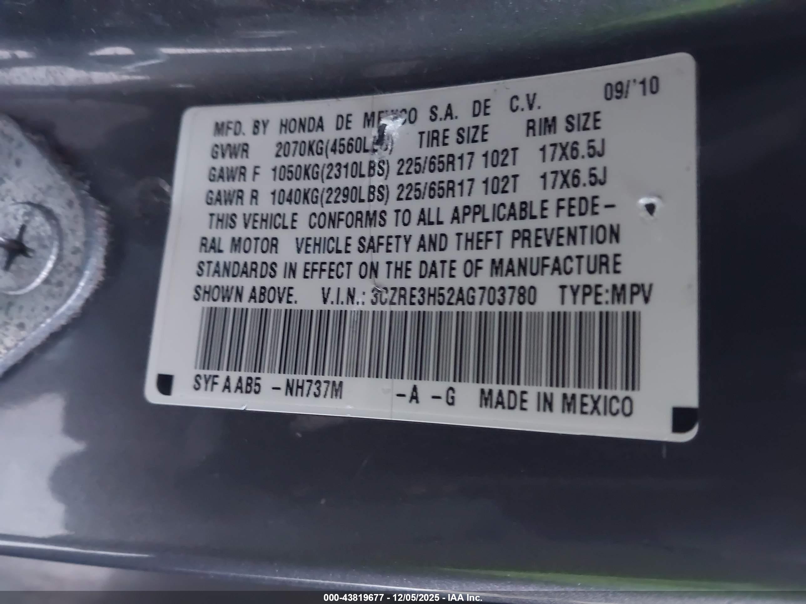 HONDA CR-V image 9