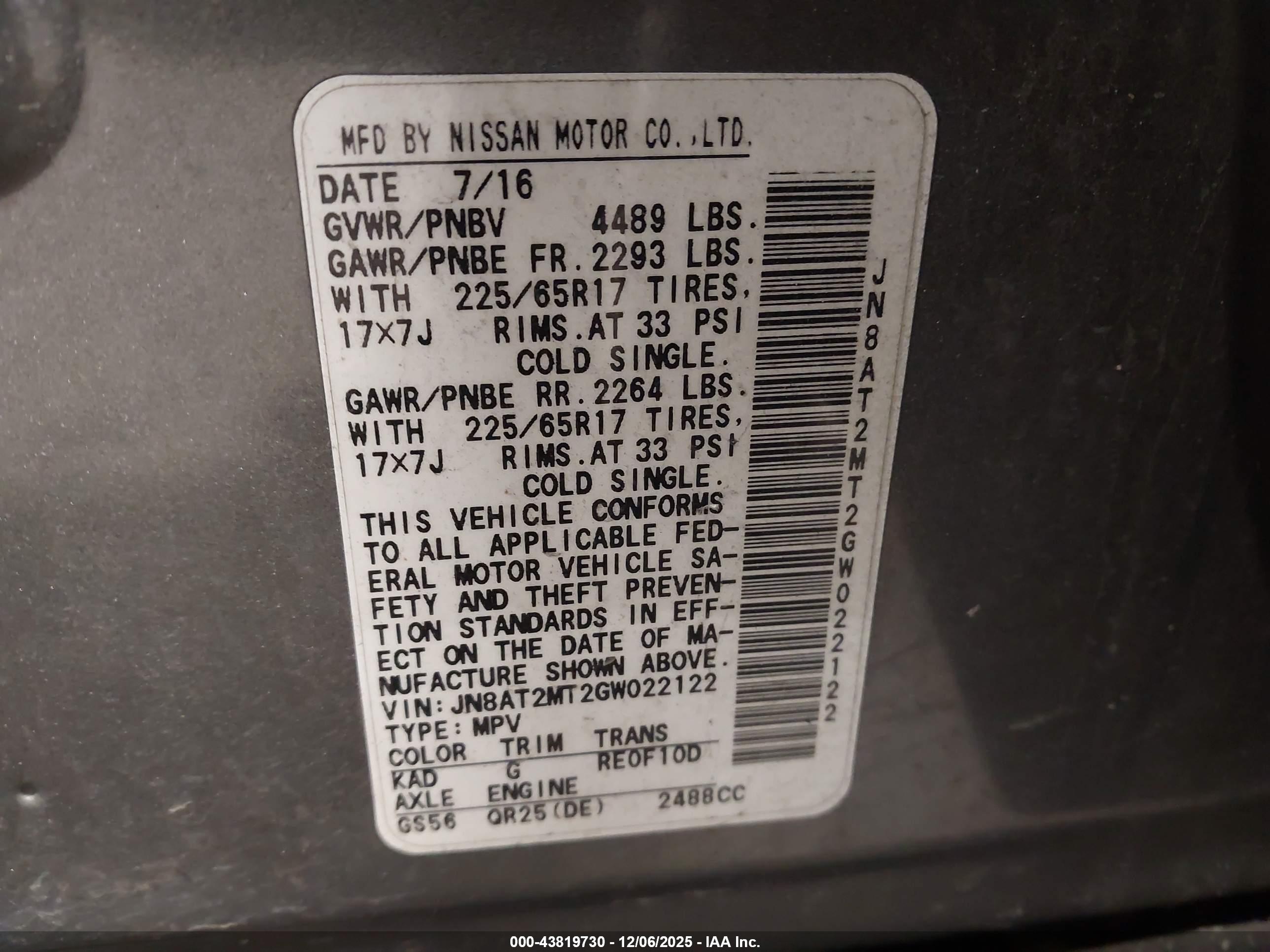 NISSAN ROGUE image 9