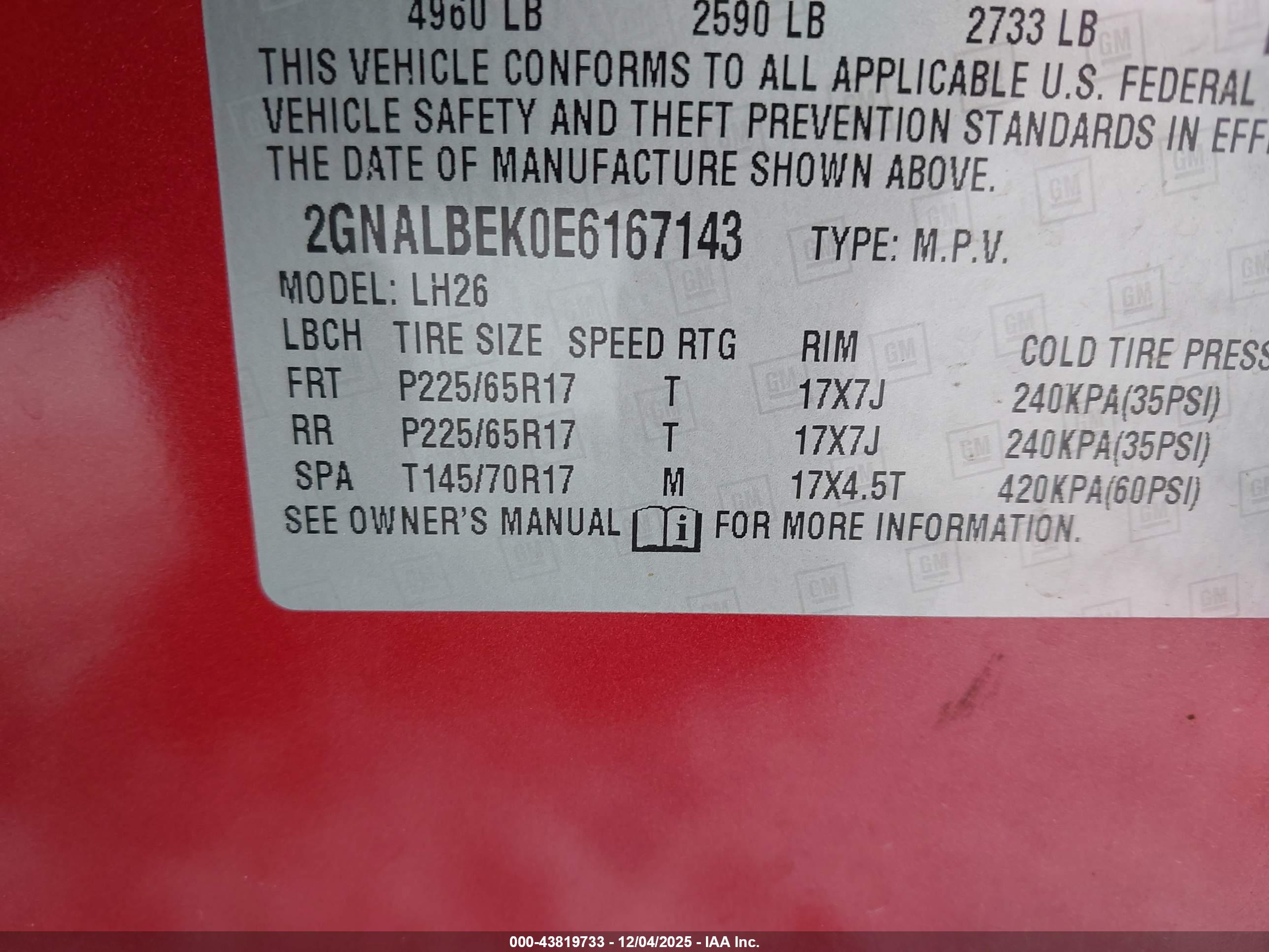 CHEVROLET EQUINOX image 9