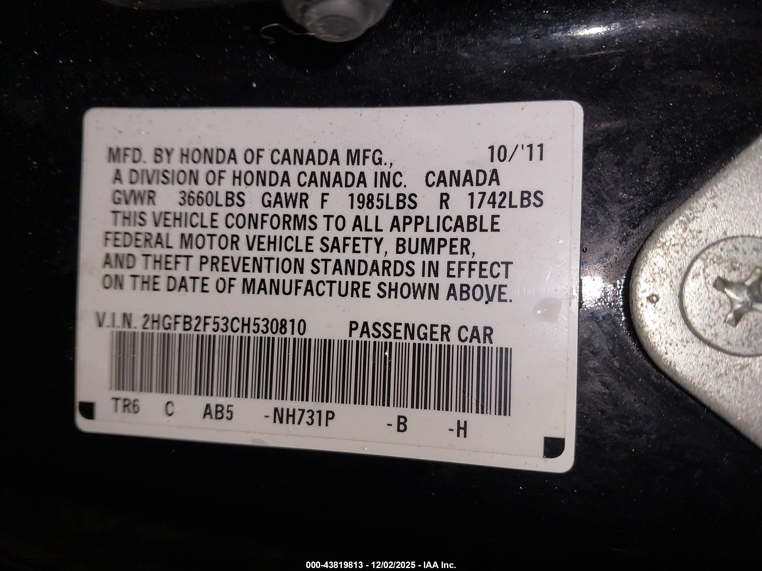 HONDA CIVIC image 9