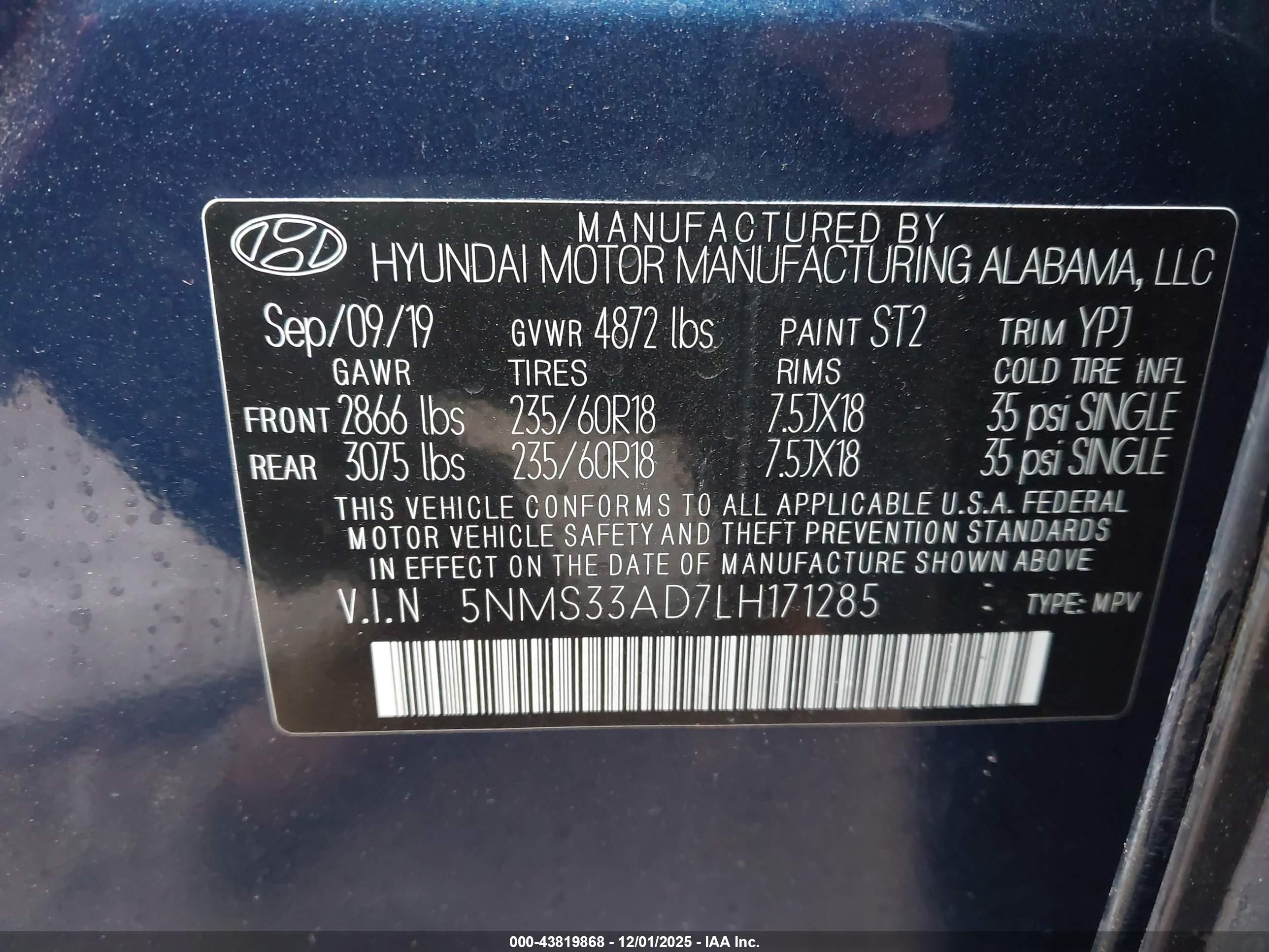 HYUNDAI SANTA image 9
