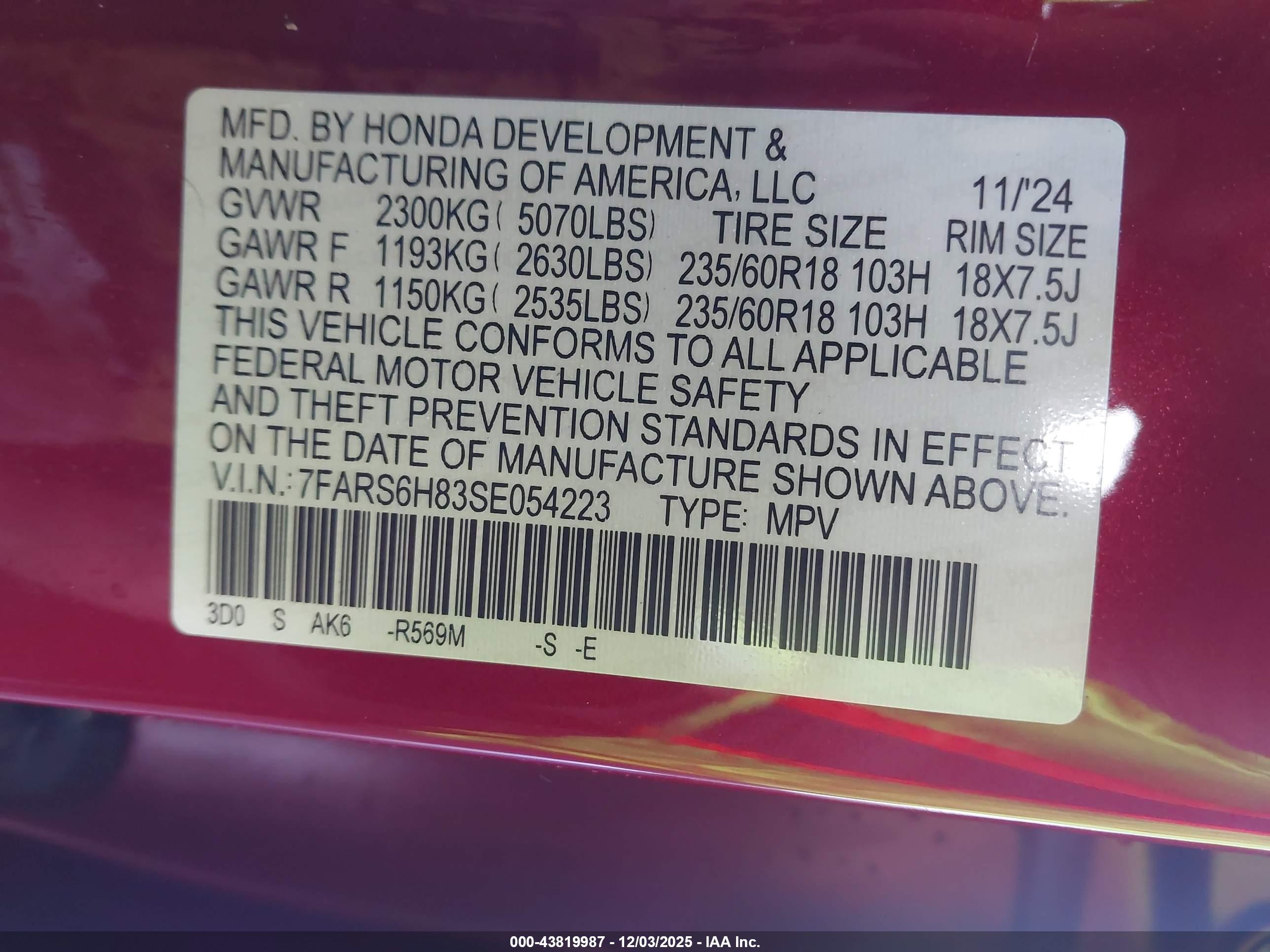 HONDA CR-V image 9